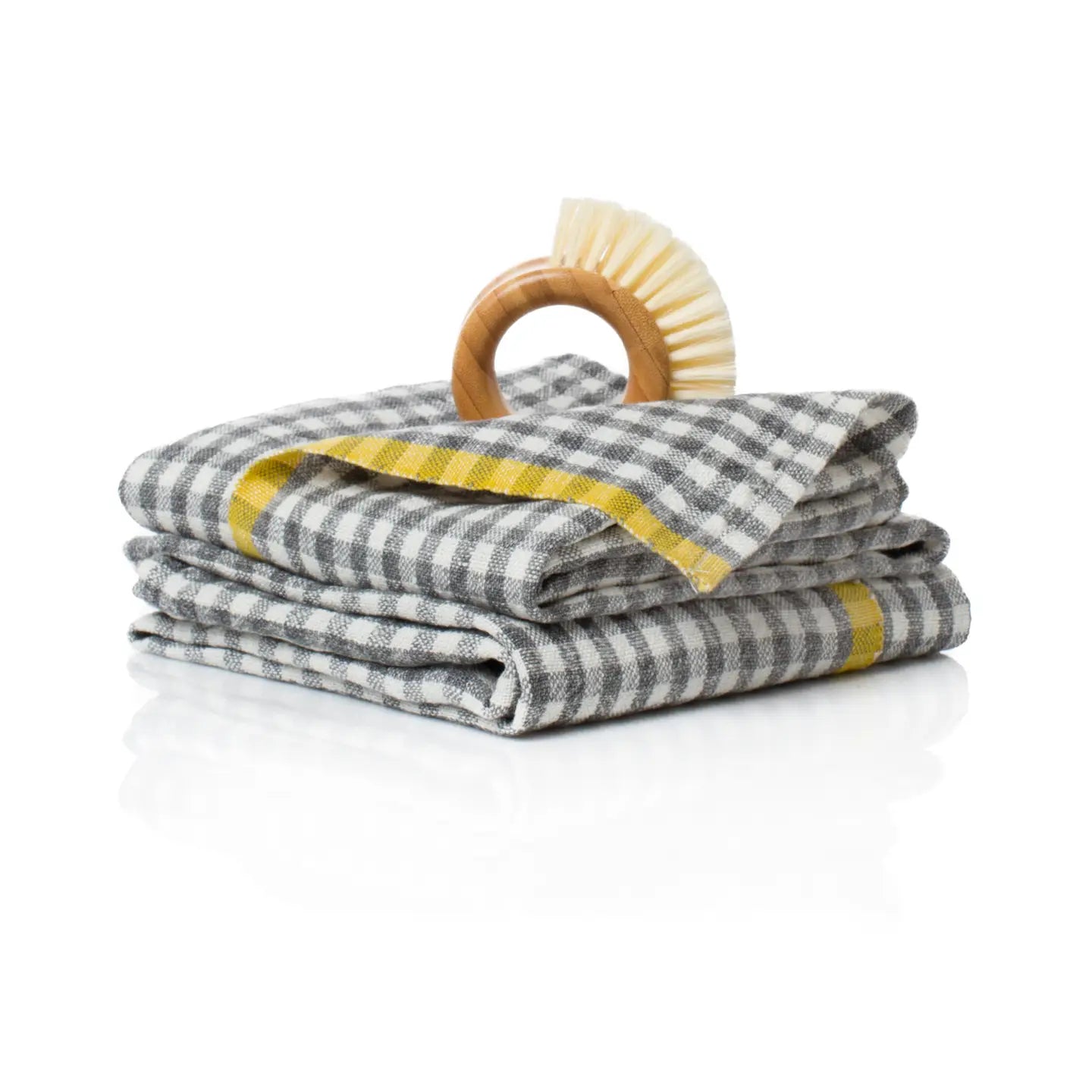 Two-Tone Gingham Towel, 20x30