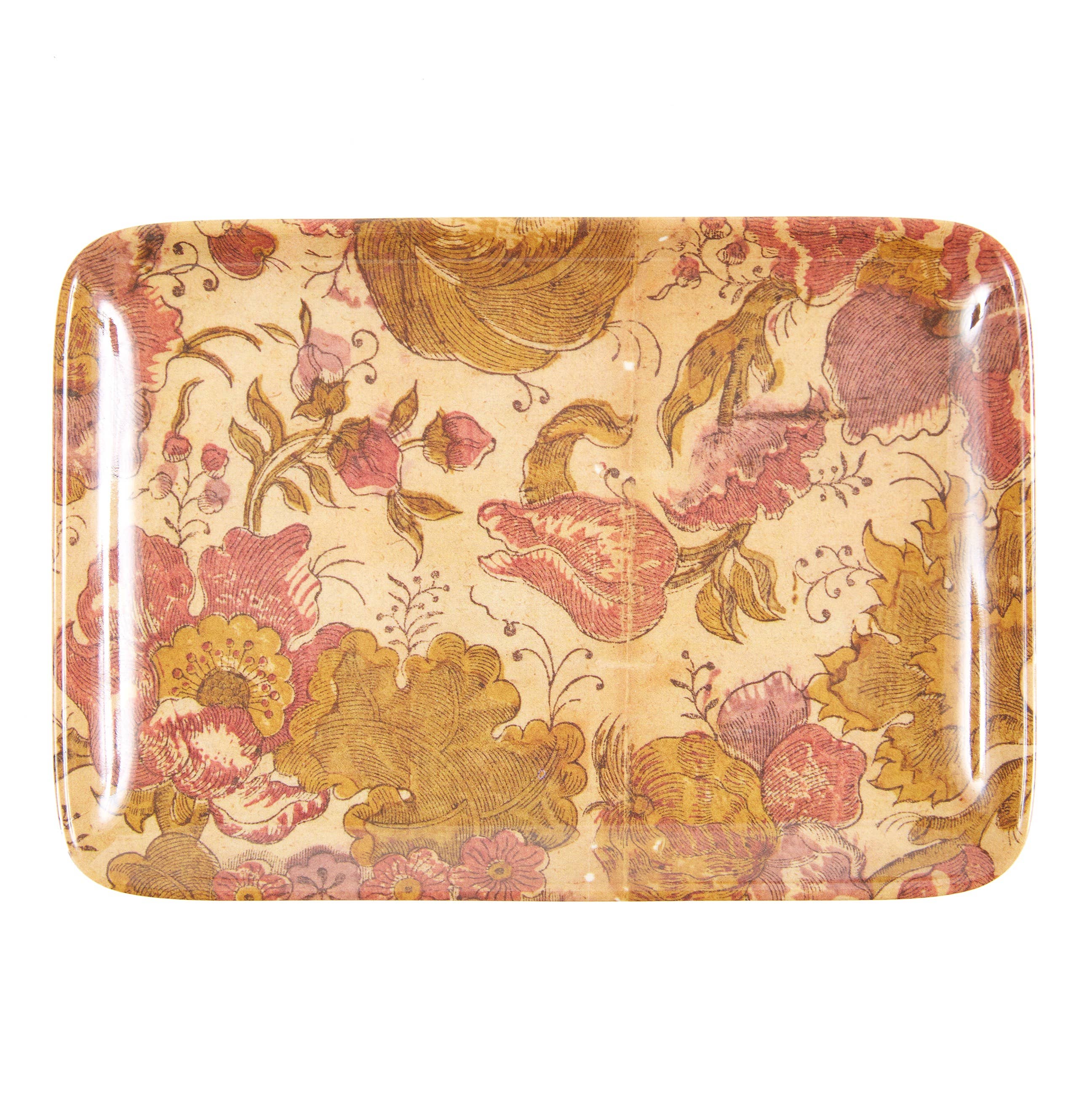 Antique Wallpaper Valet Tray