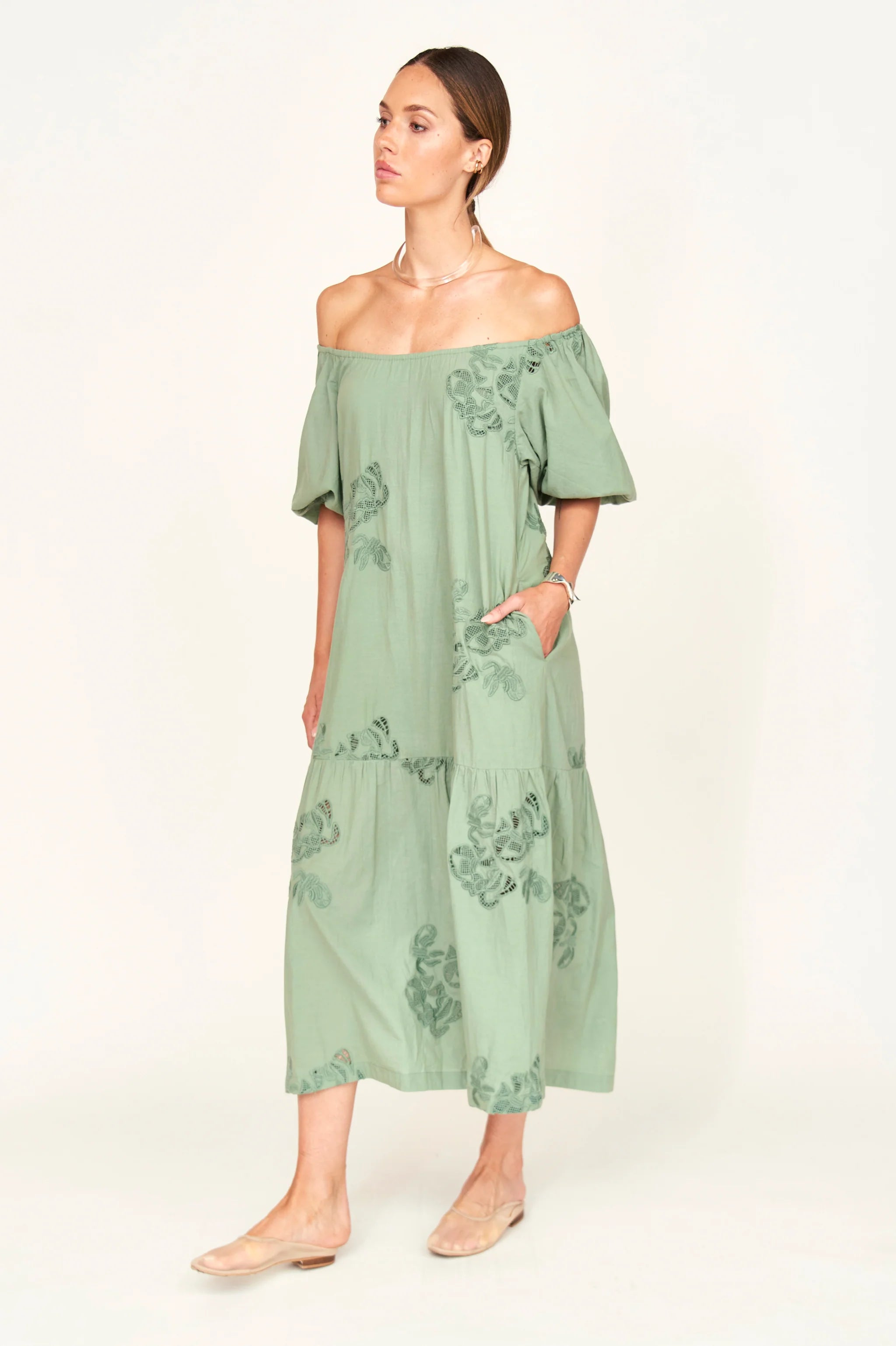 CAPRI DRESS IN MINT