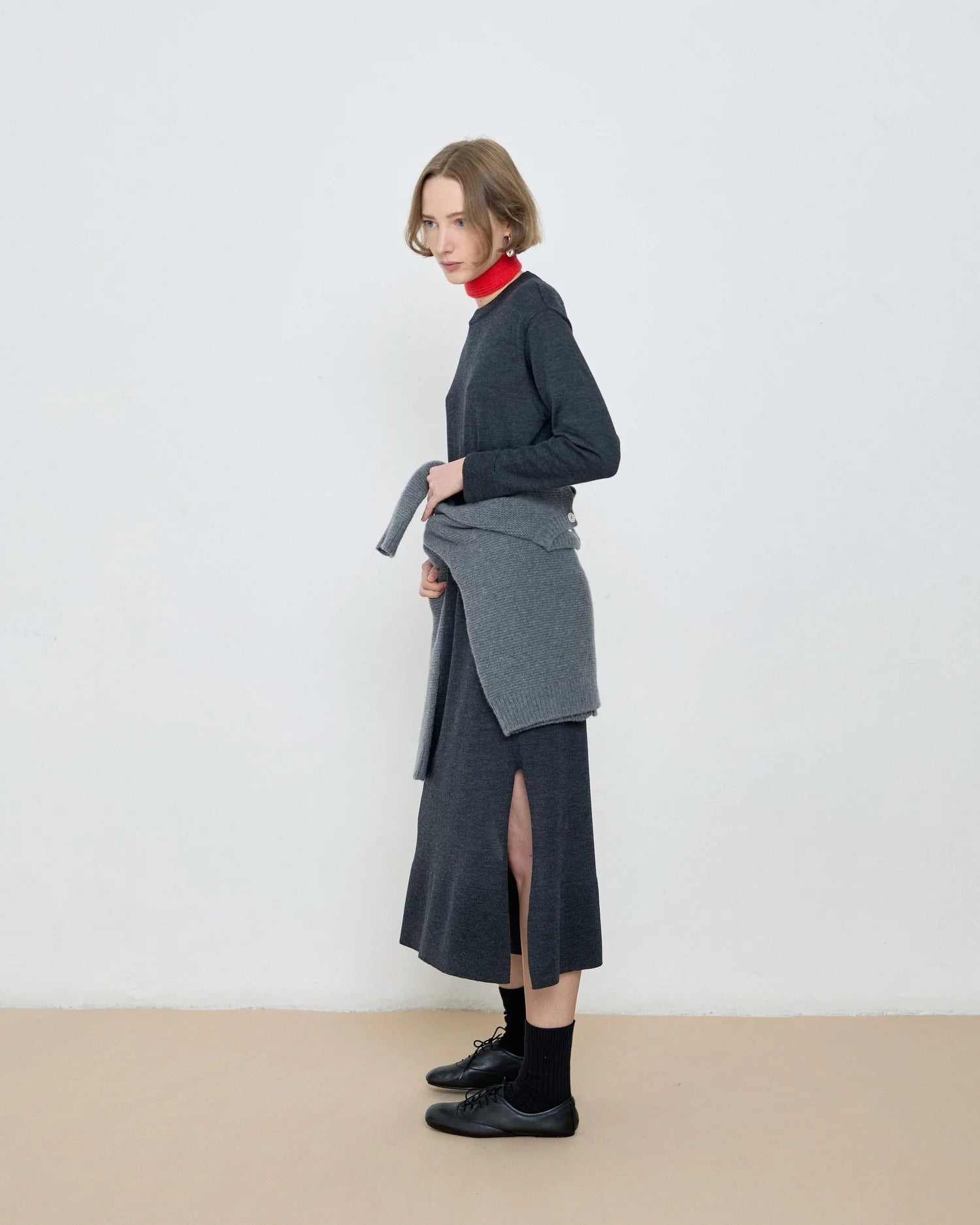 Faro Charcoal Dress
