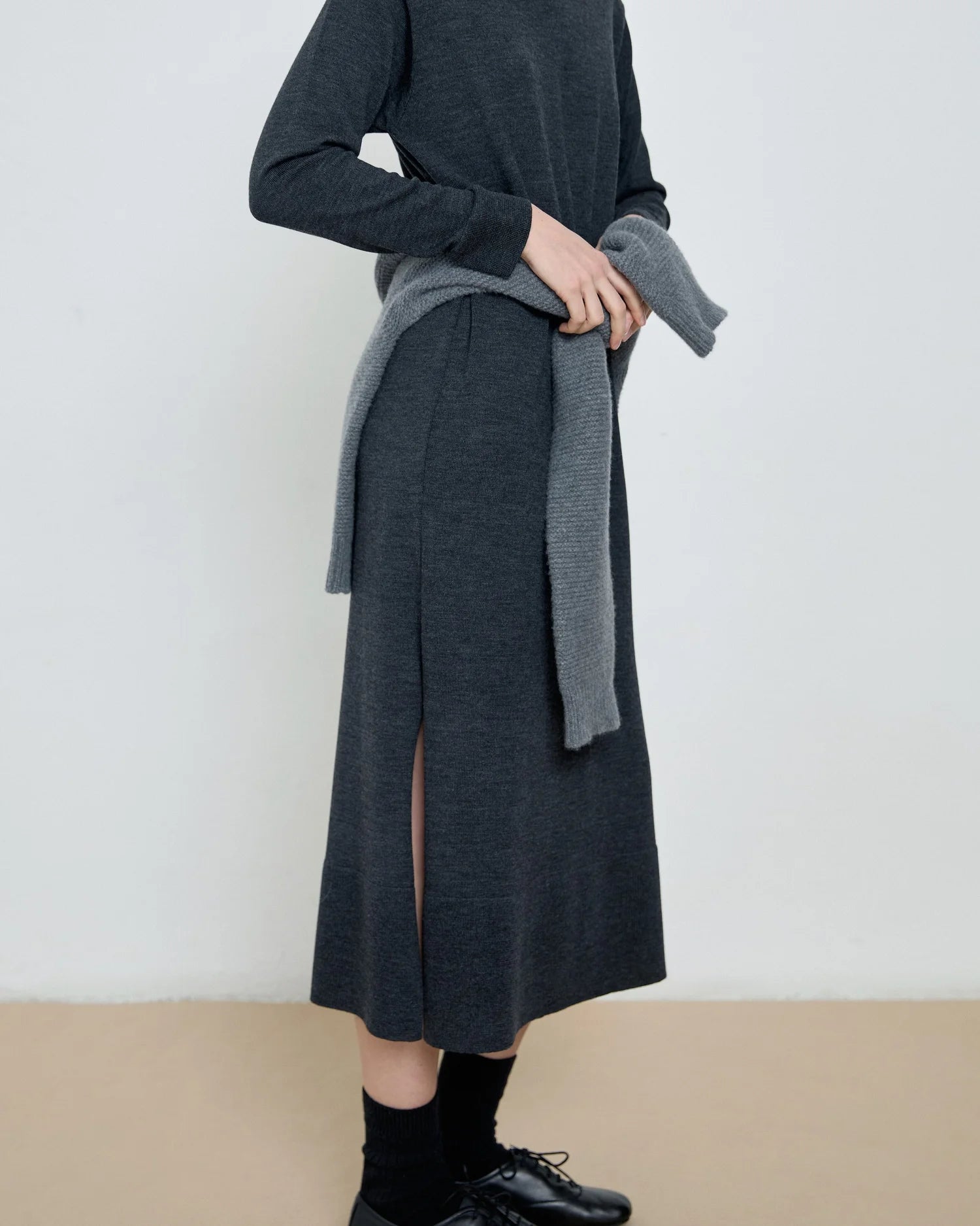 Faro Charcoal Dress
