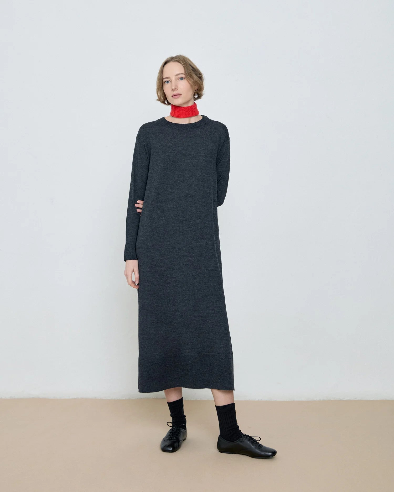 Faro Charcoal Dress