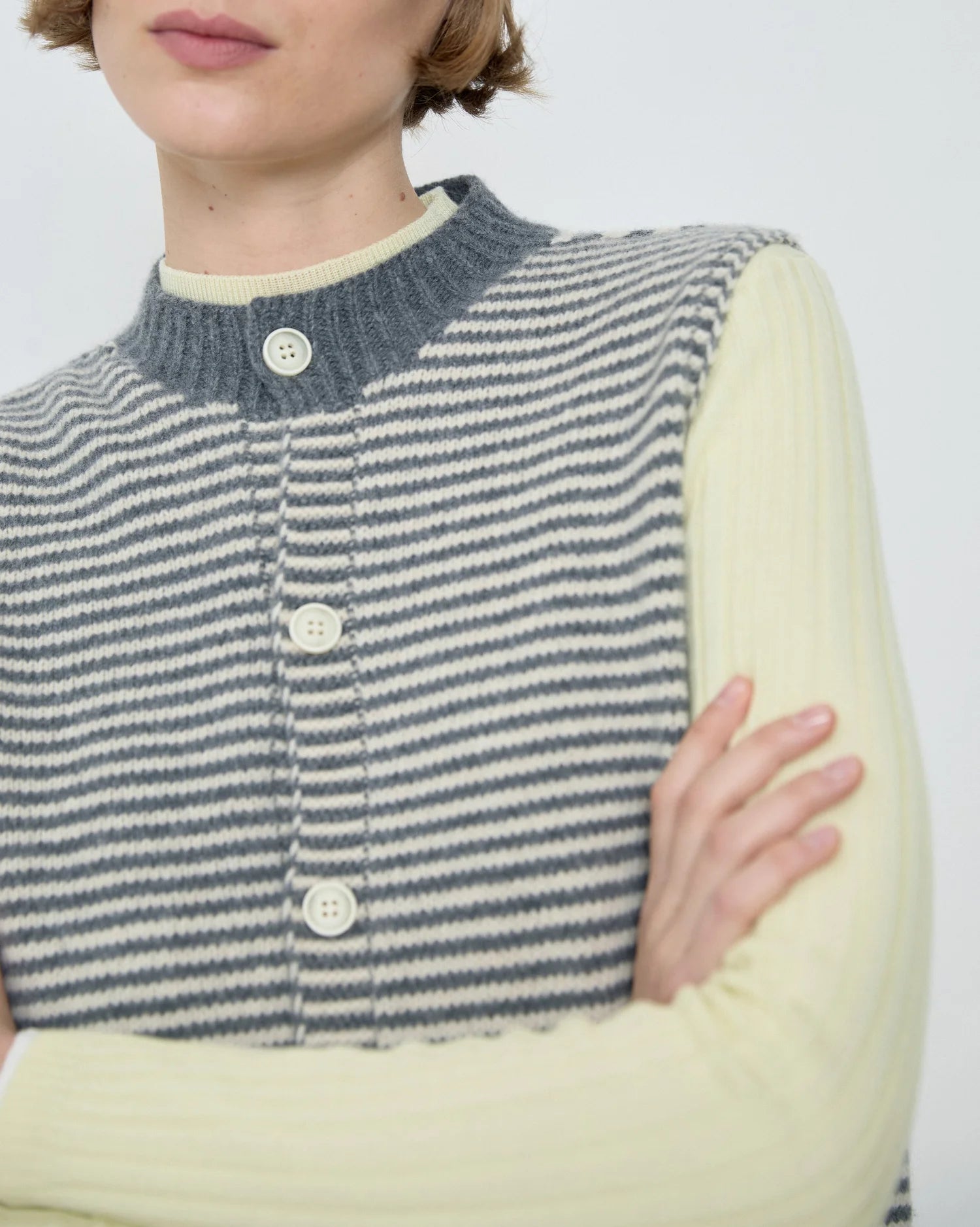 Alter Grey/Ivory Vest