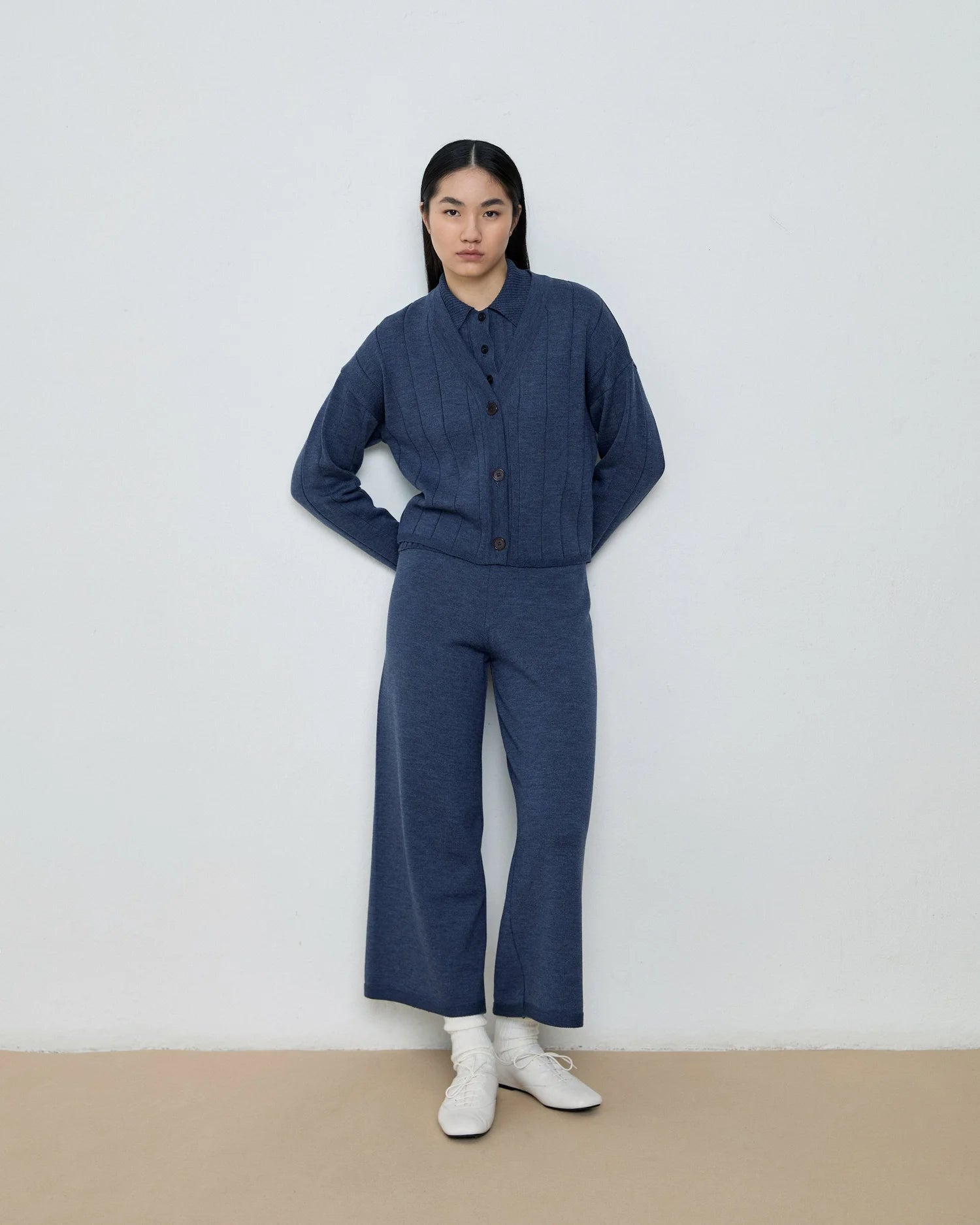 Porter Blue Melange Pants