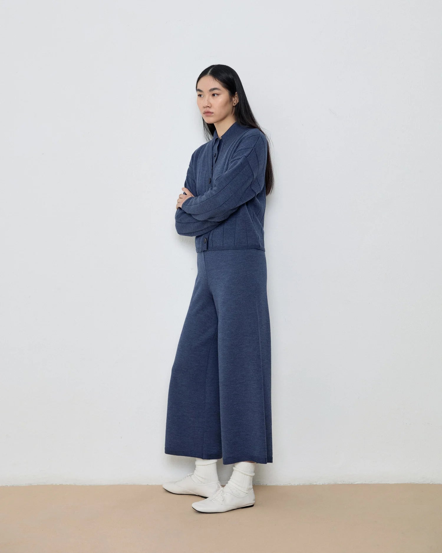 Porter Blue Melange Pants