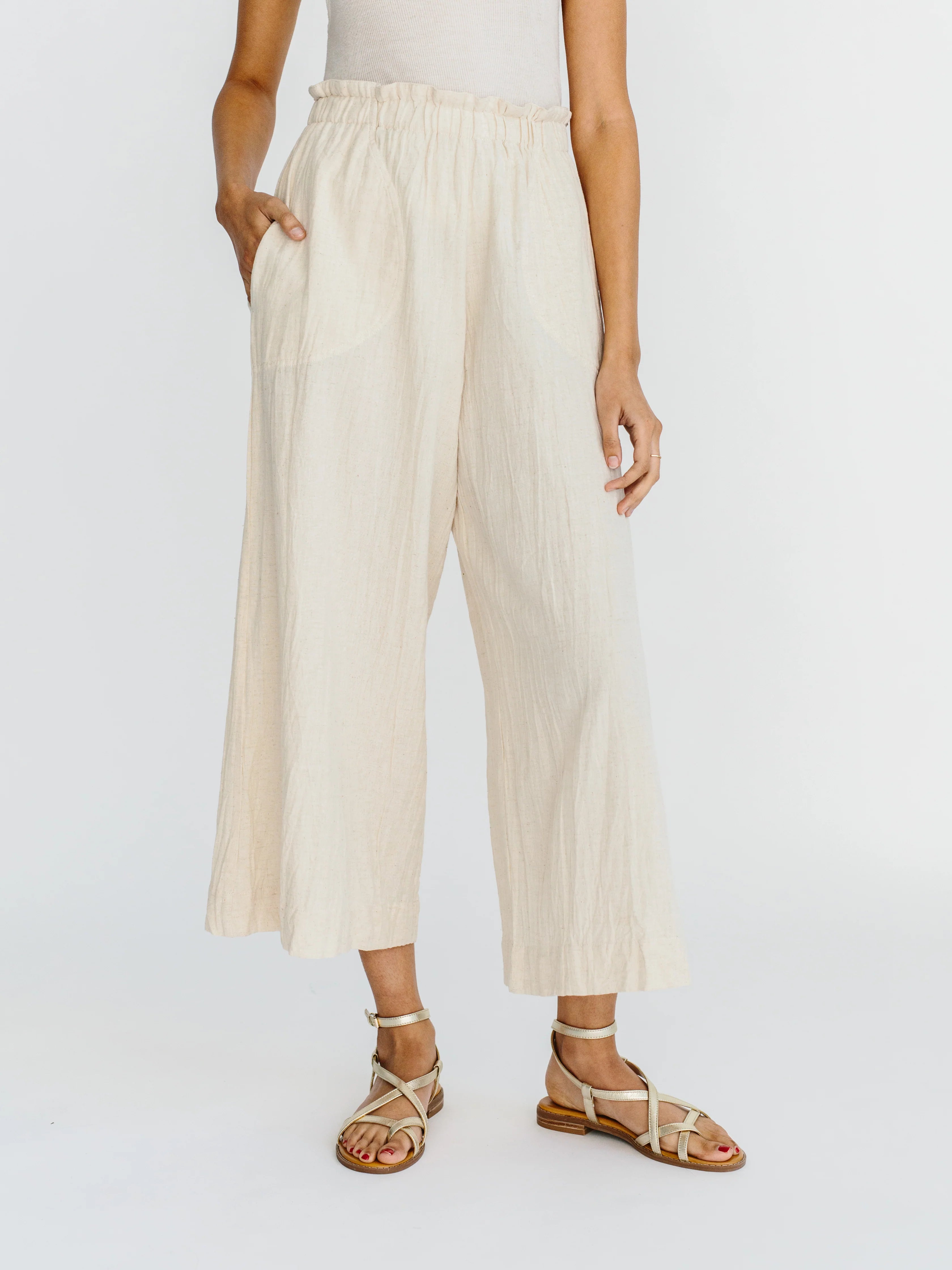 MIRTH PANT IN OATMEAL
