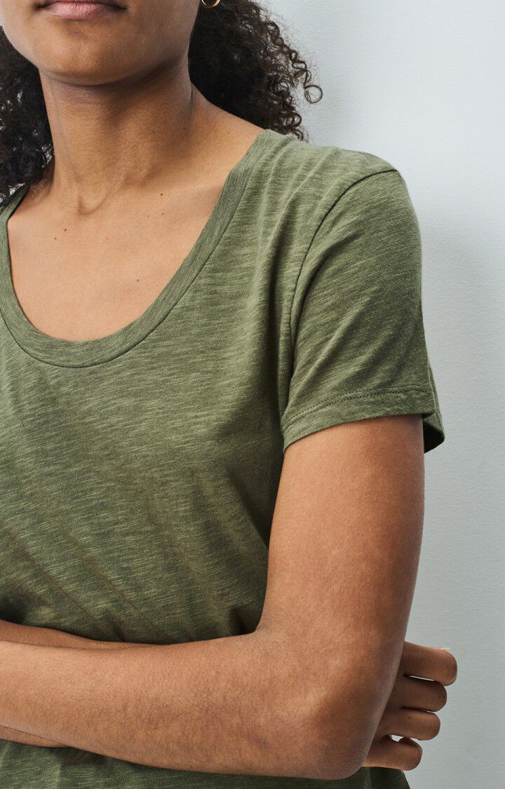 WOMEN'S T-SHIRT JACKSONVILLE, KHAKI GREEN