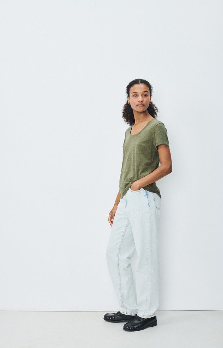 WOMEN'S T-SHIRT JACKSONVILLE, KHAKI GREEN