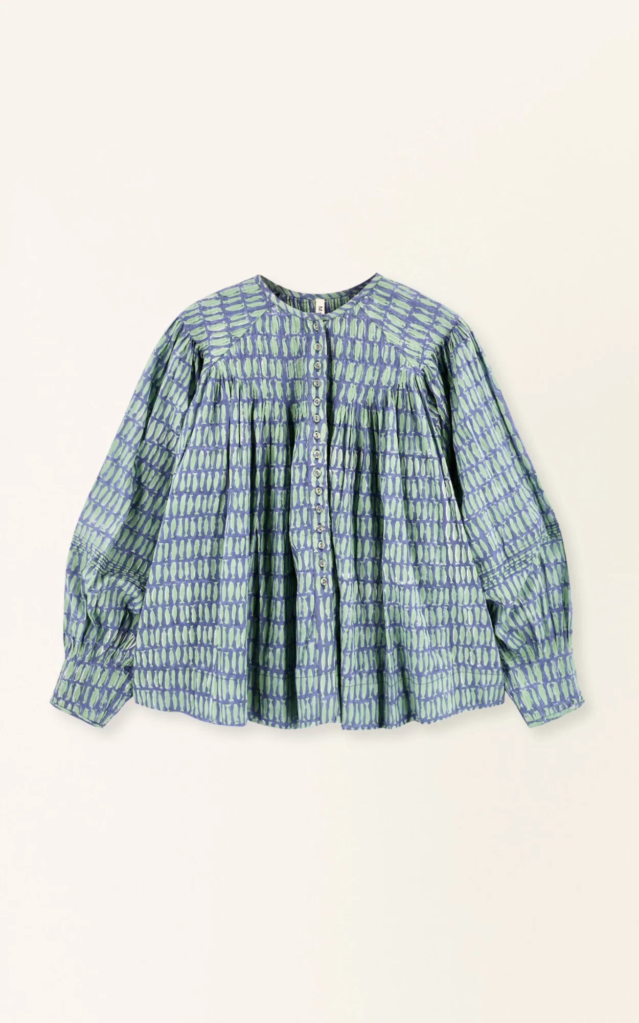 KERALA BLOUSE IN LAGOON MINNOW