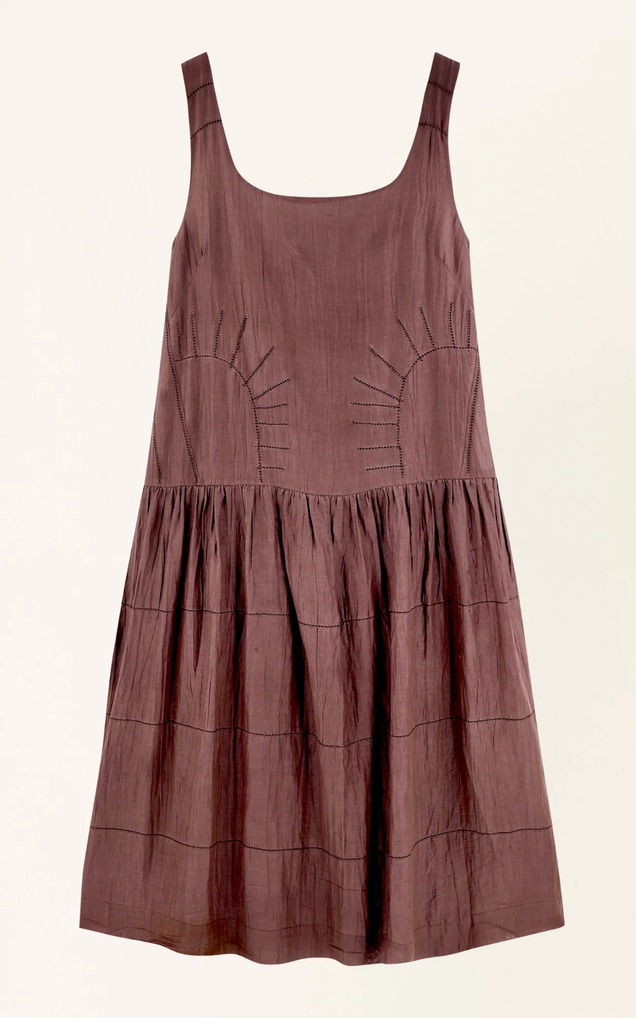 SHERIDAN SUNRISE DRESS IN GRAPPA