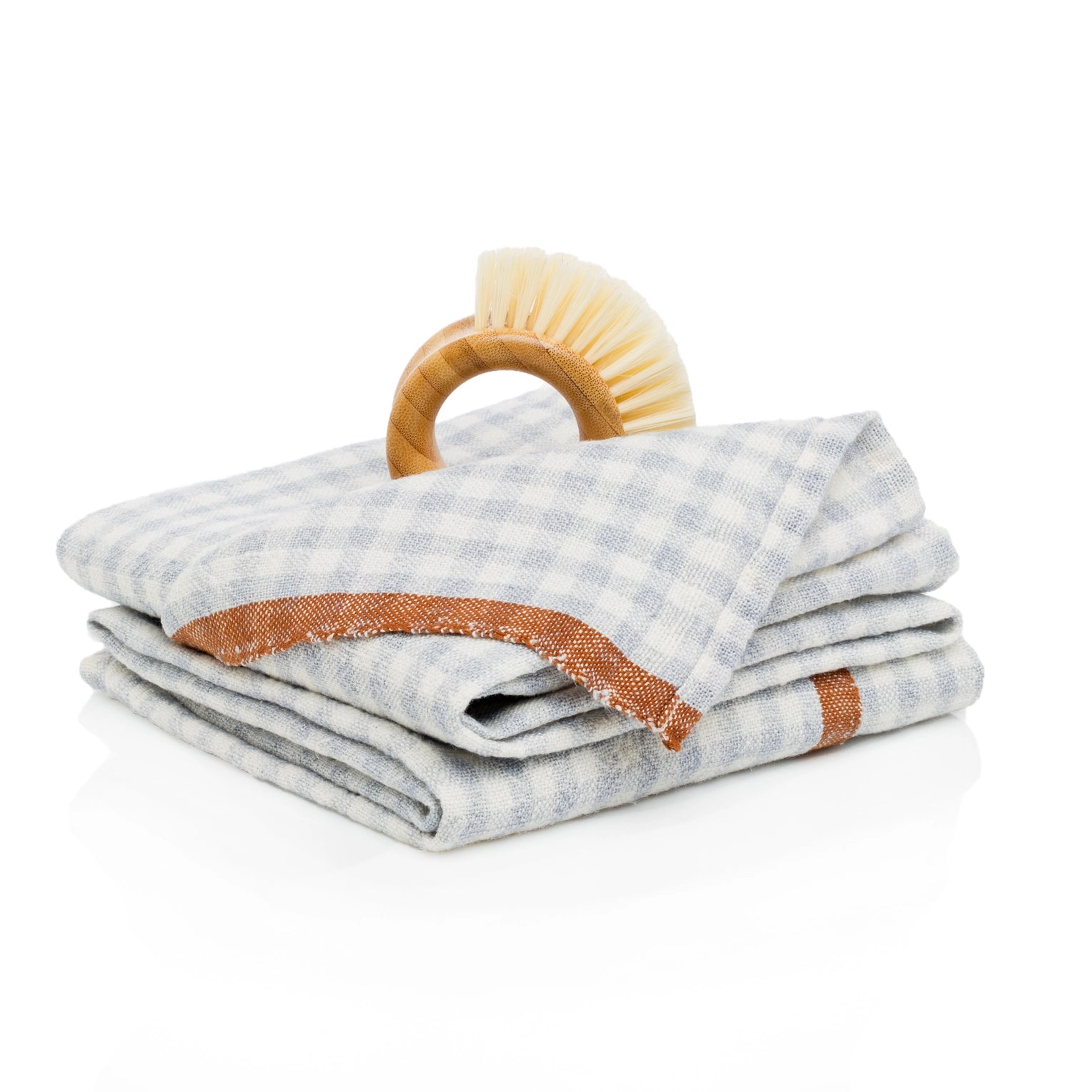 Two-Tone Gingham Towel, 20x30