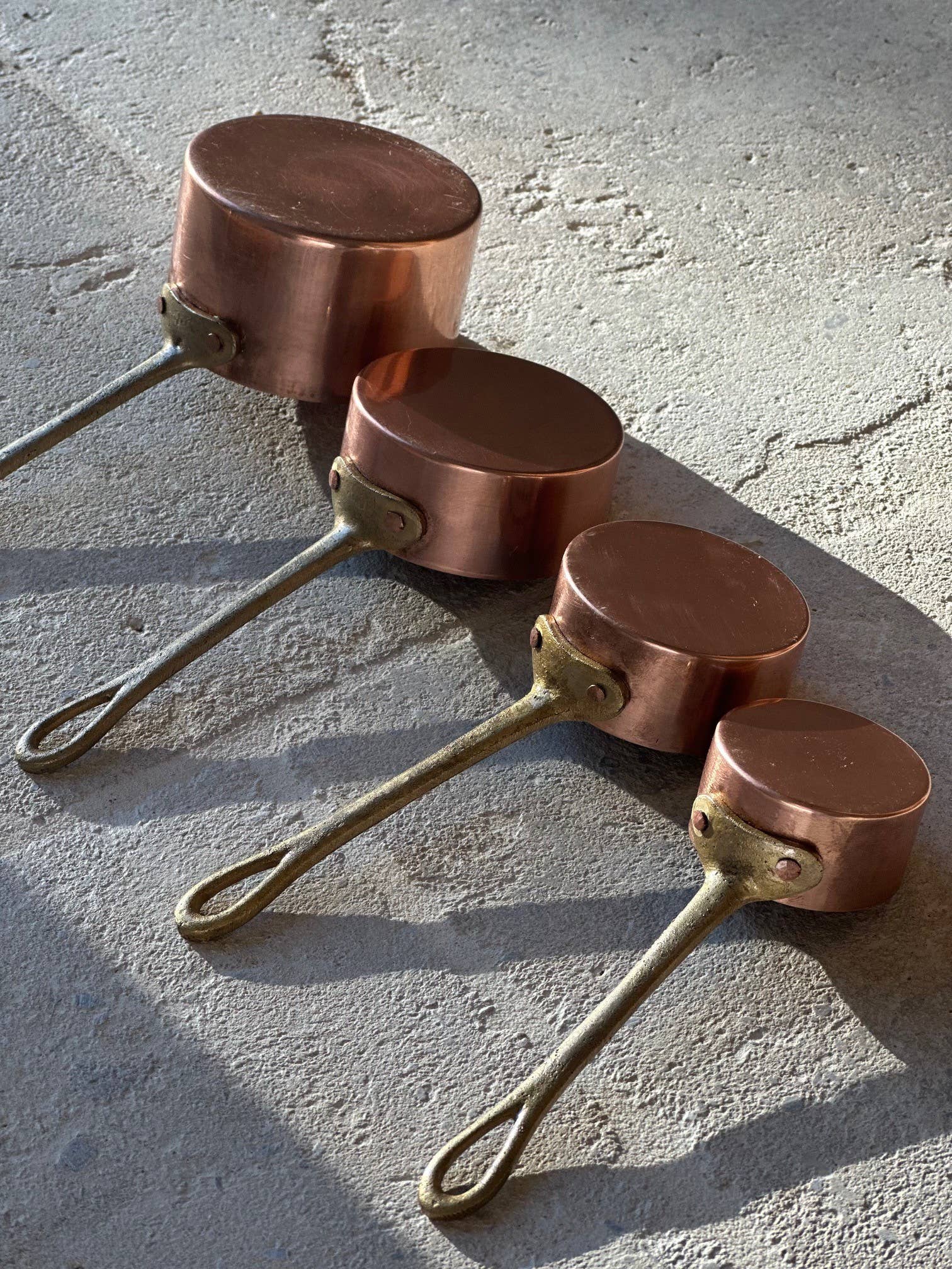 Artisan Copper Measuring Cups Set (of 4)