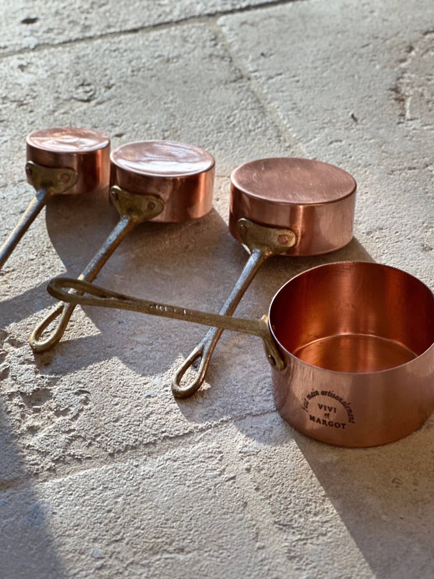 Artisan Copper Measuring Cups Set (of 4)