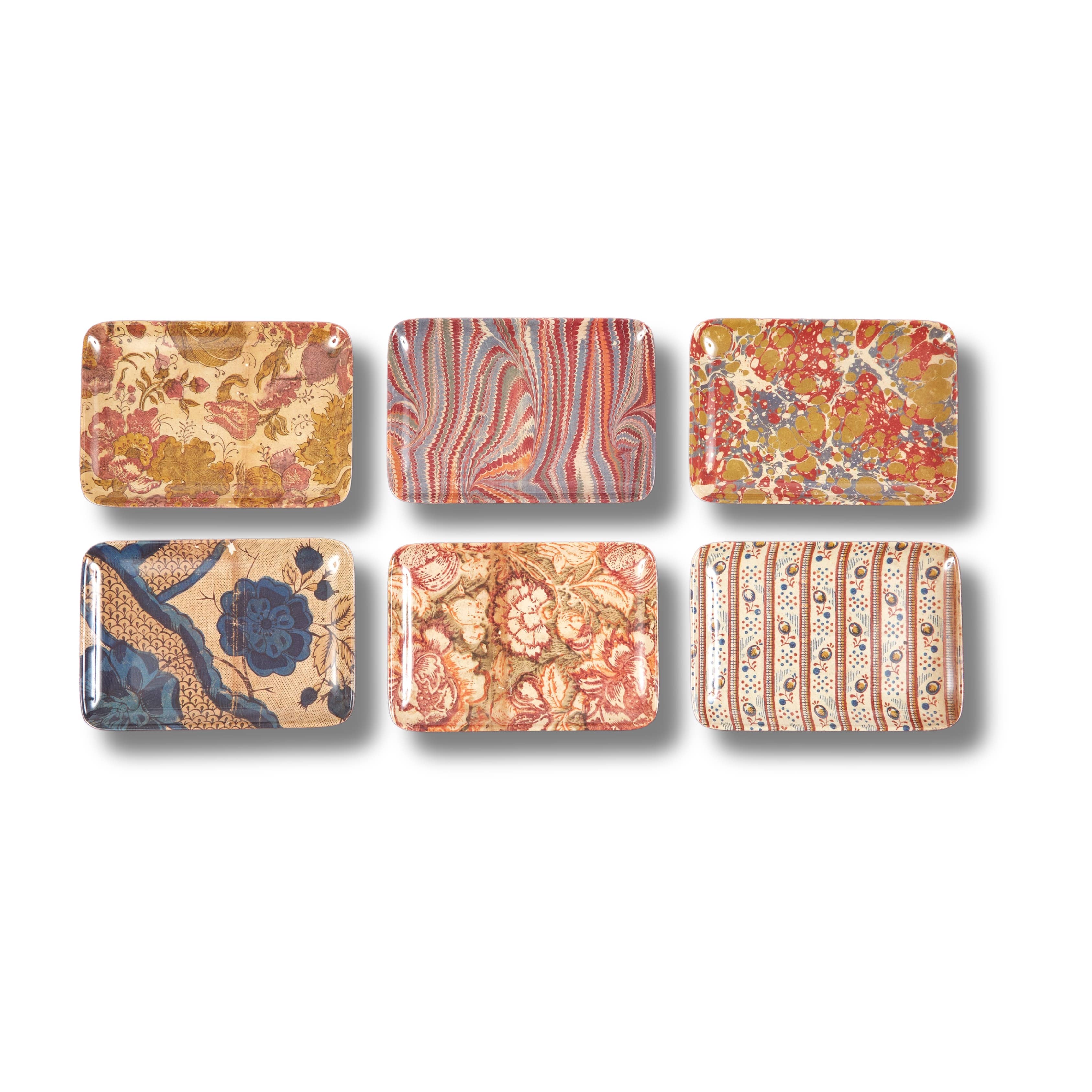 Antique Wallpaper Valet Tray