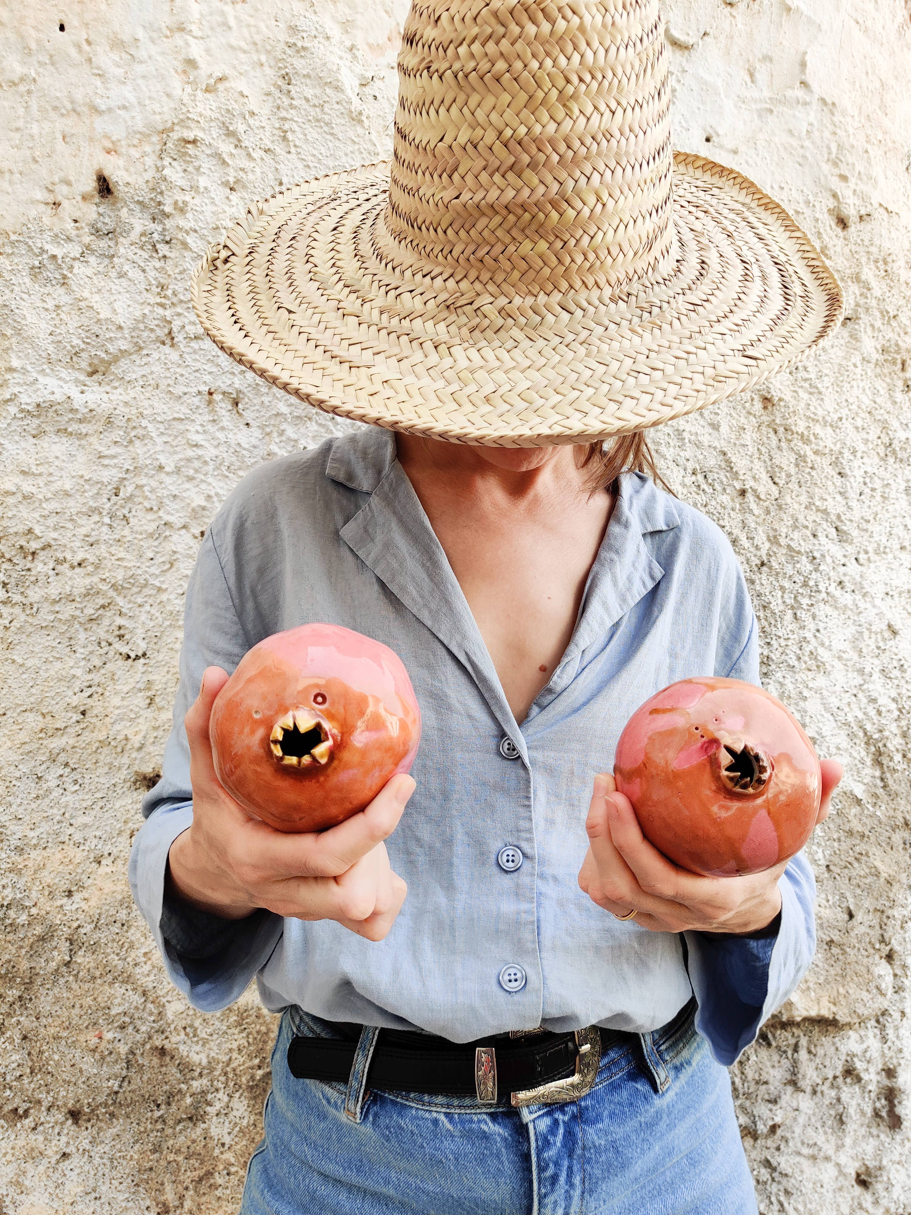 Ceramic pomegranate