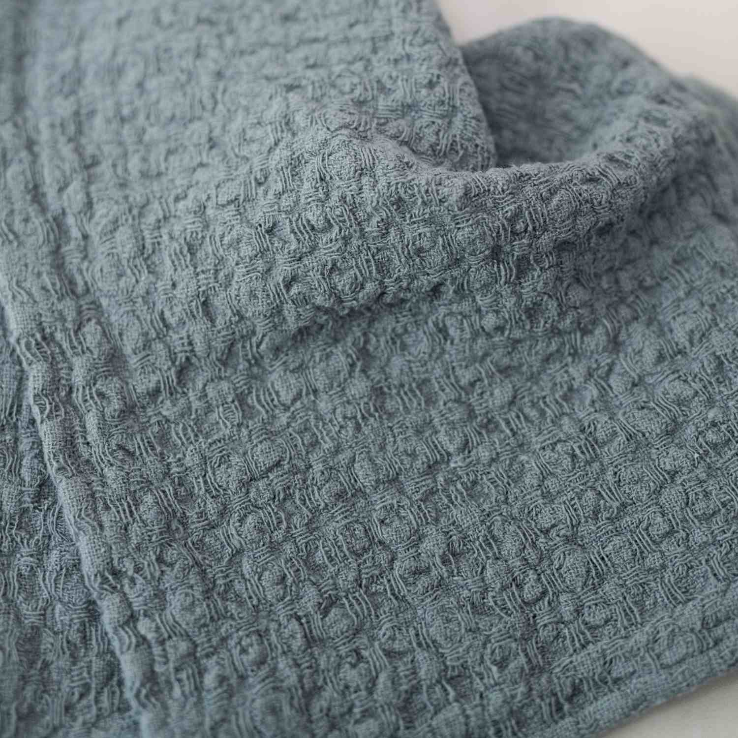 Blue Fog Linen Dishcloth Set of 2