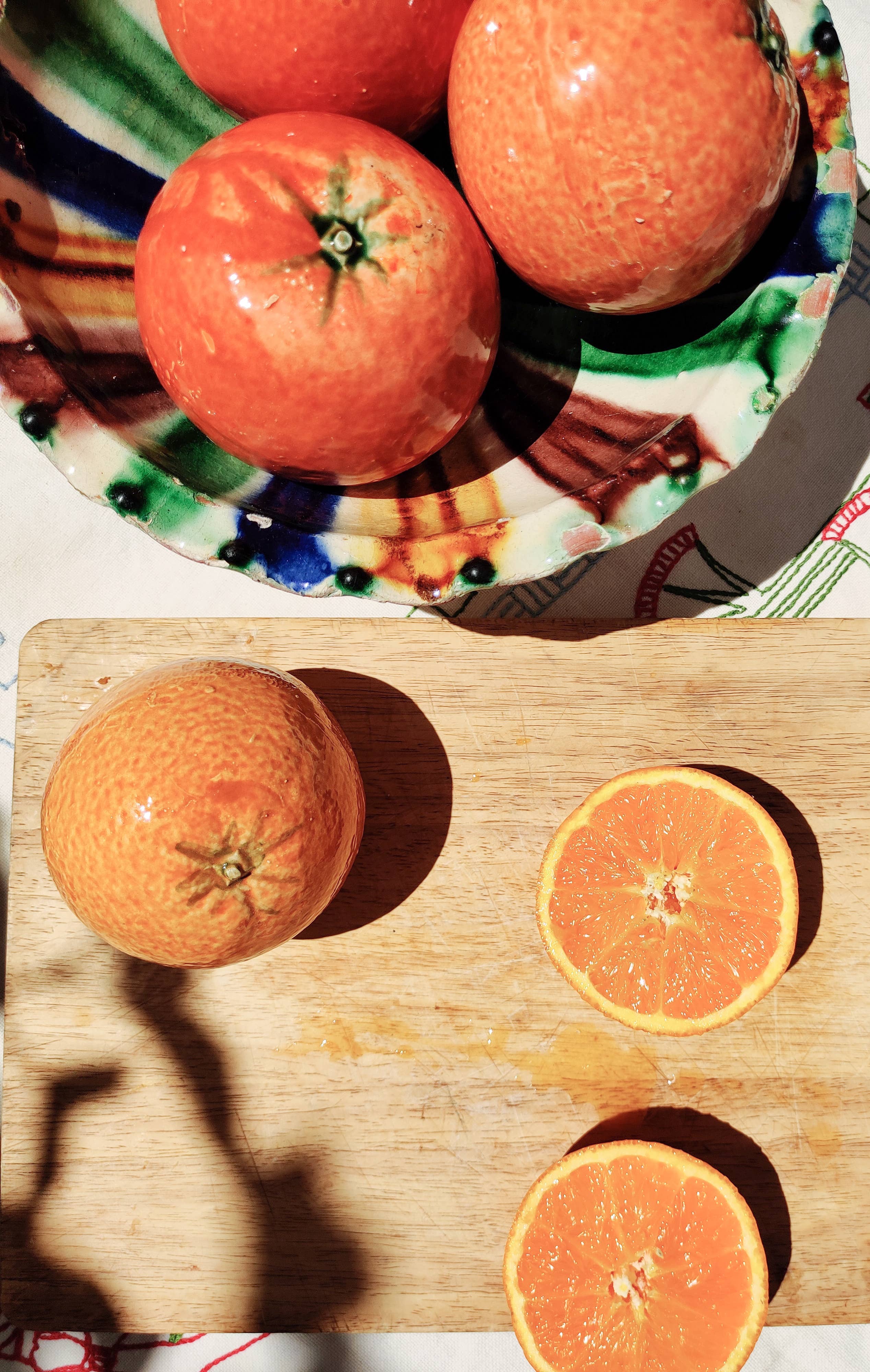 Ceramic orange fruit