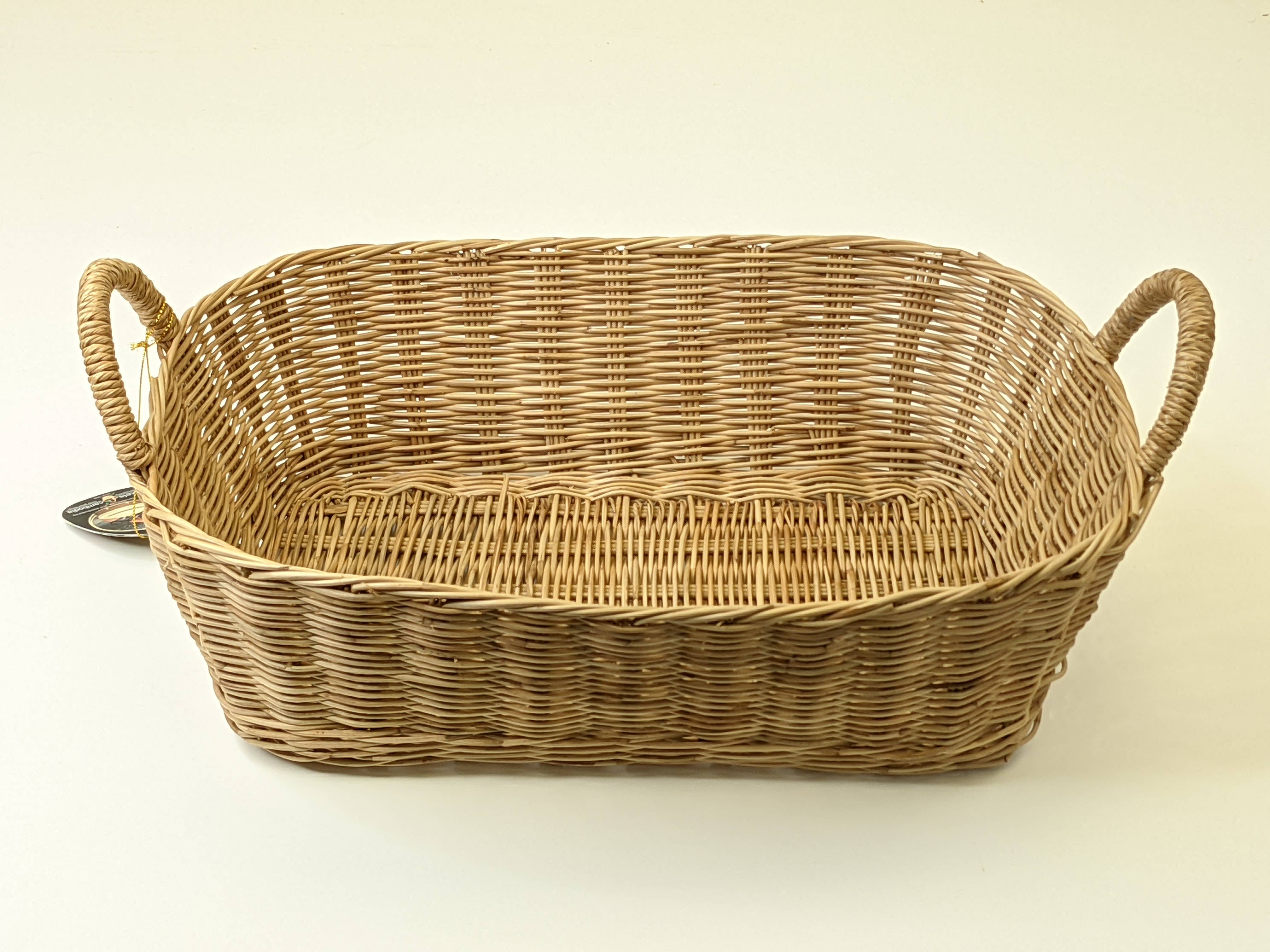 Rattan Rectangle Basket with Handle