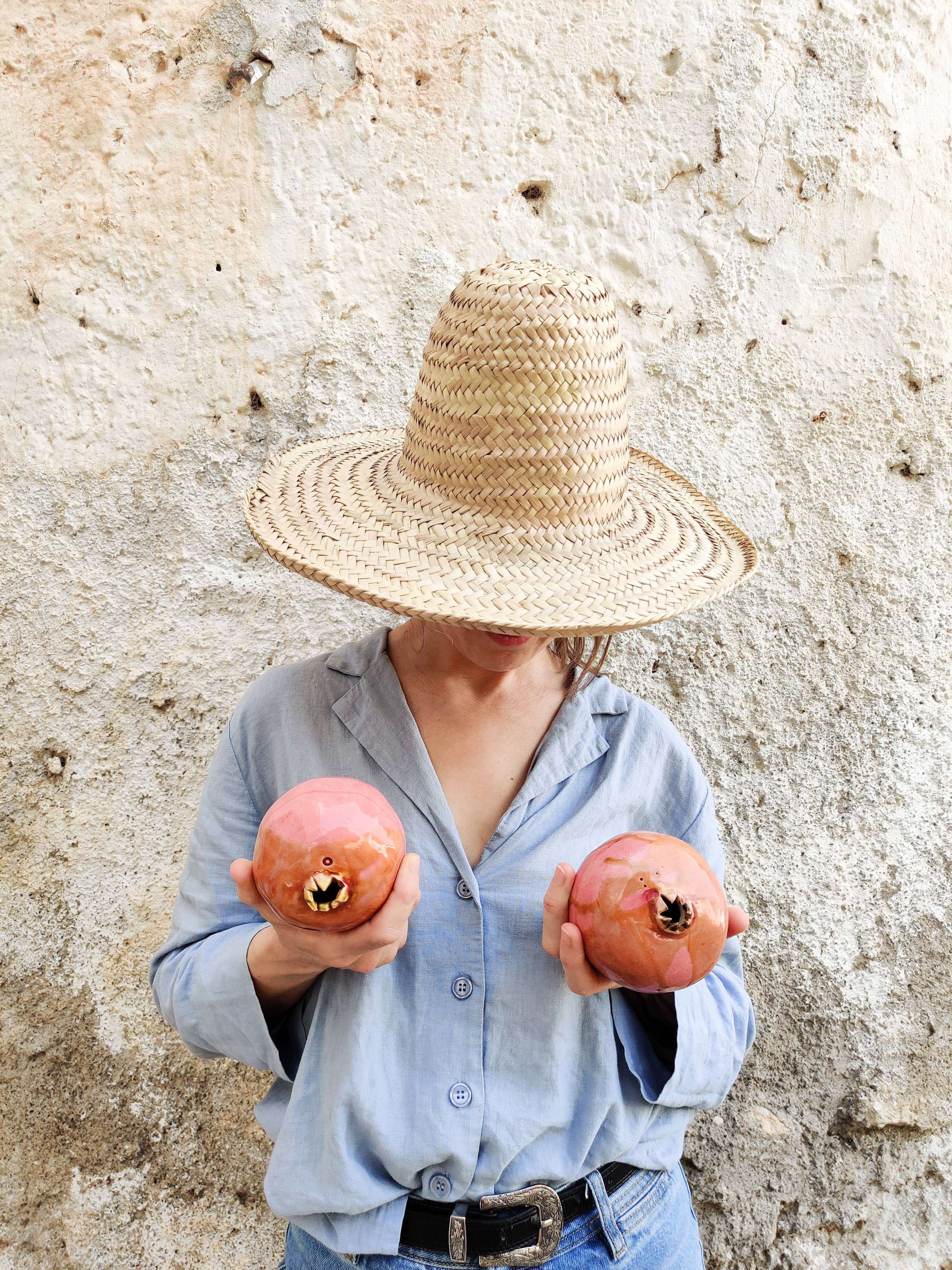 Ceramic pomegranate