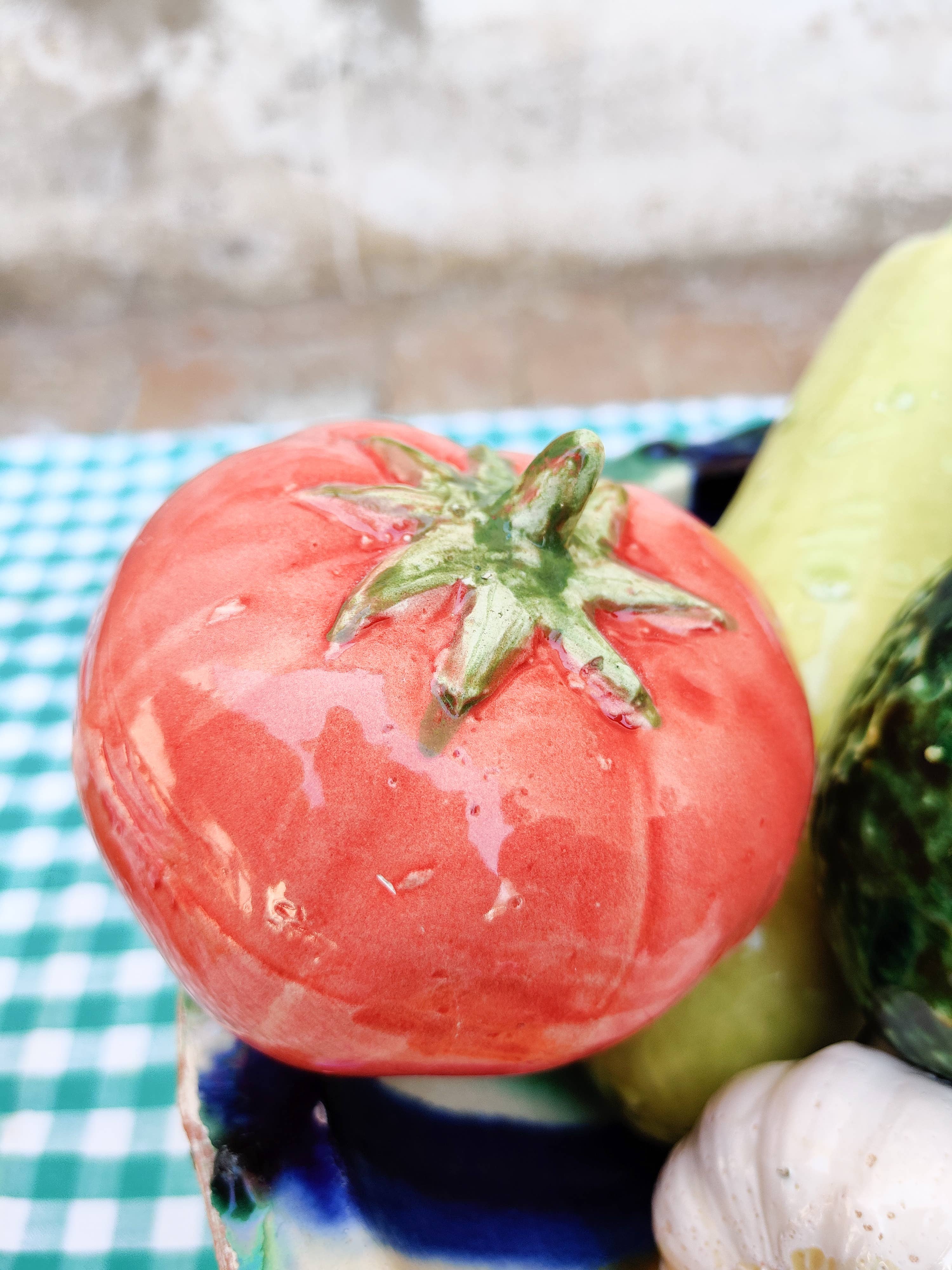 Ceramic tomato