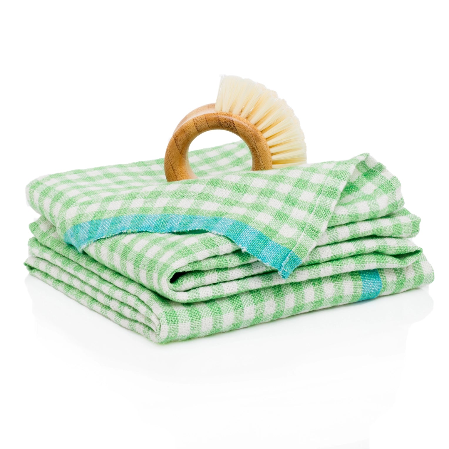 Two-Tone Gingham Towel, 20x30