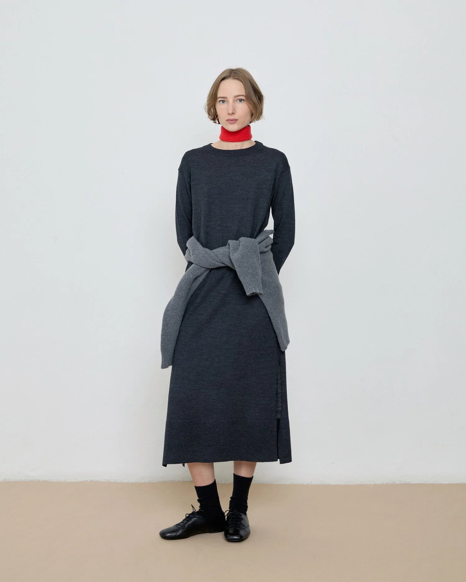 Faro Charcoal Dress