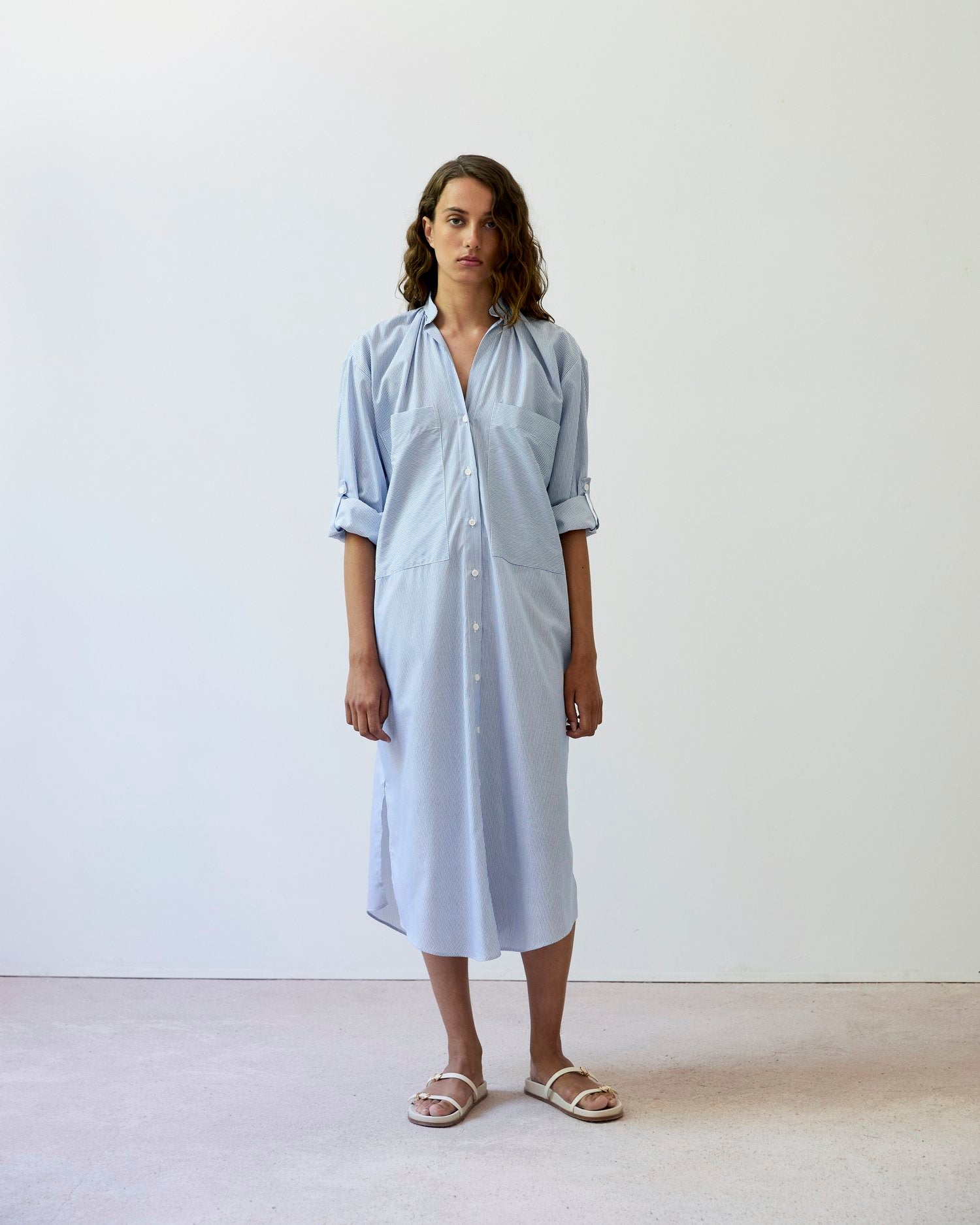Frita Pinstripe Dress