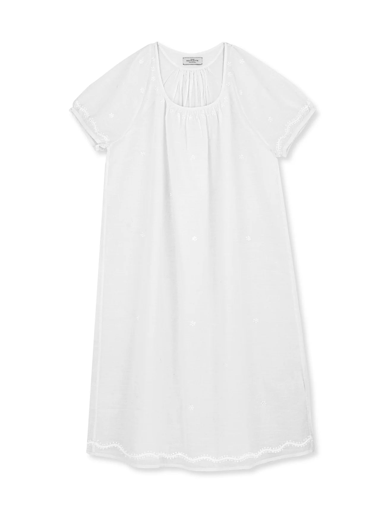 Maria Night Dress 6 Short-sleeve