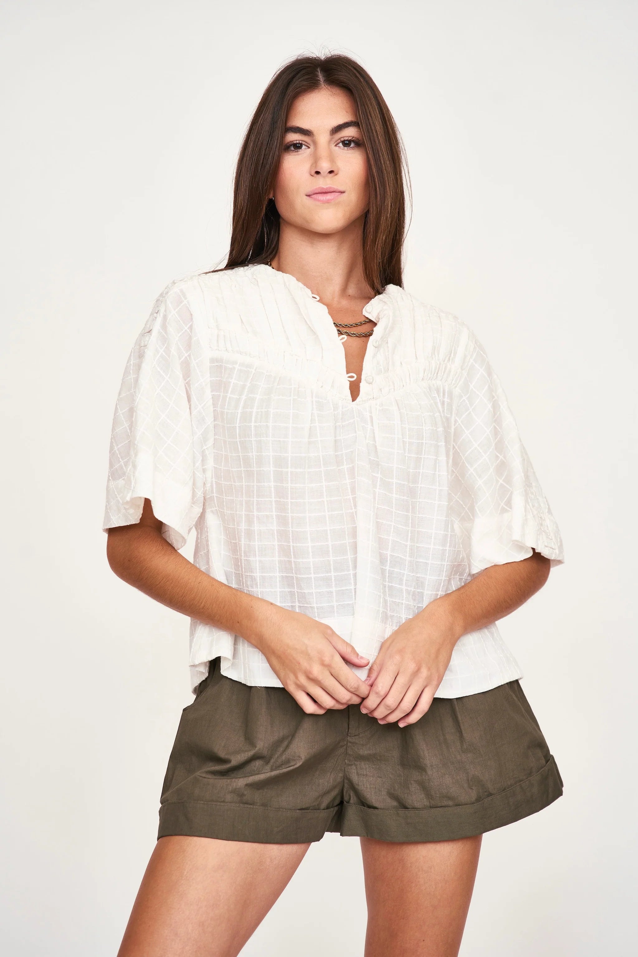 MARRAKESH TOP IN WHITE