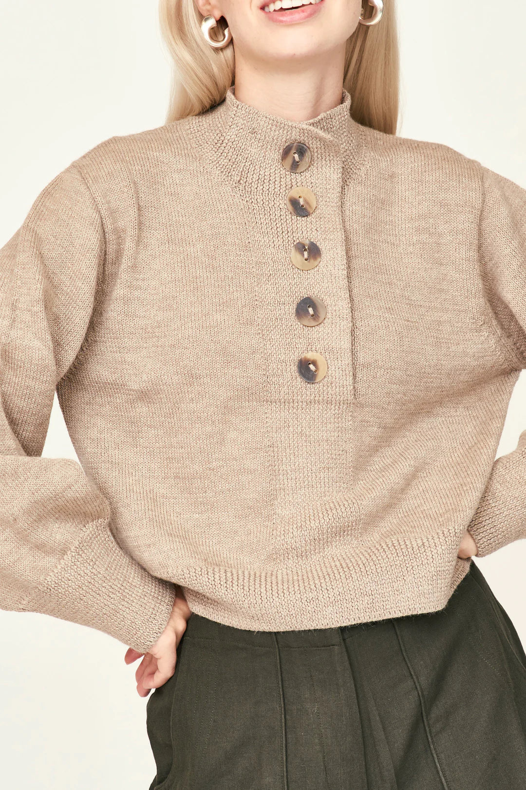 GHENT SWEATER IN OATMEAL