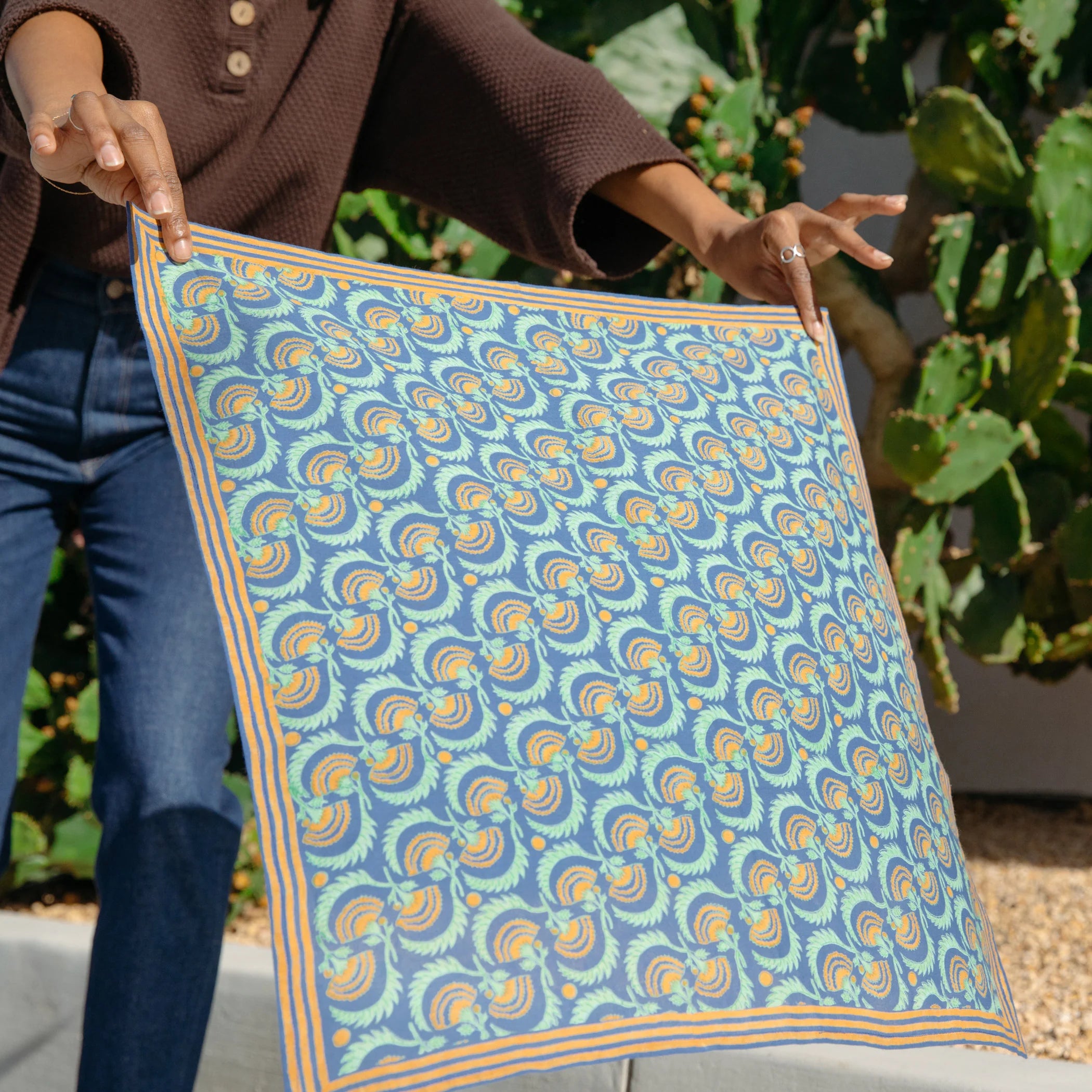 Marigold Bandana | Navy