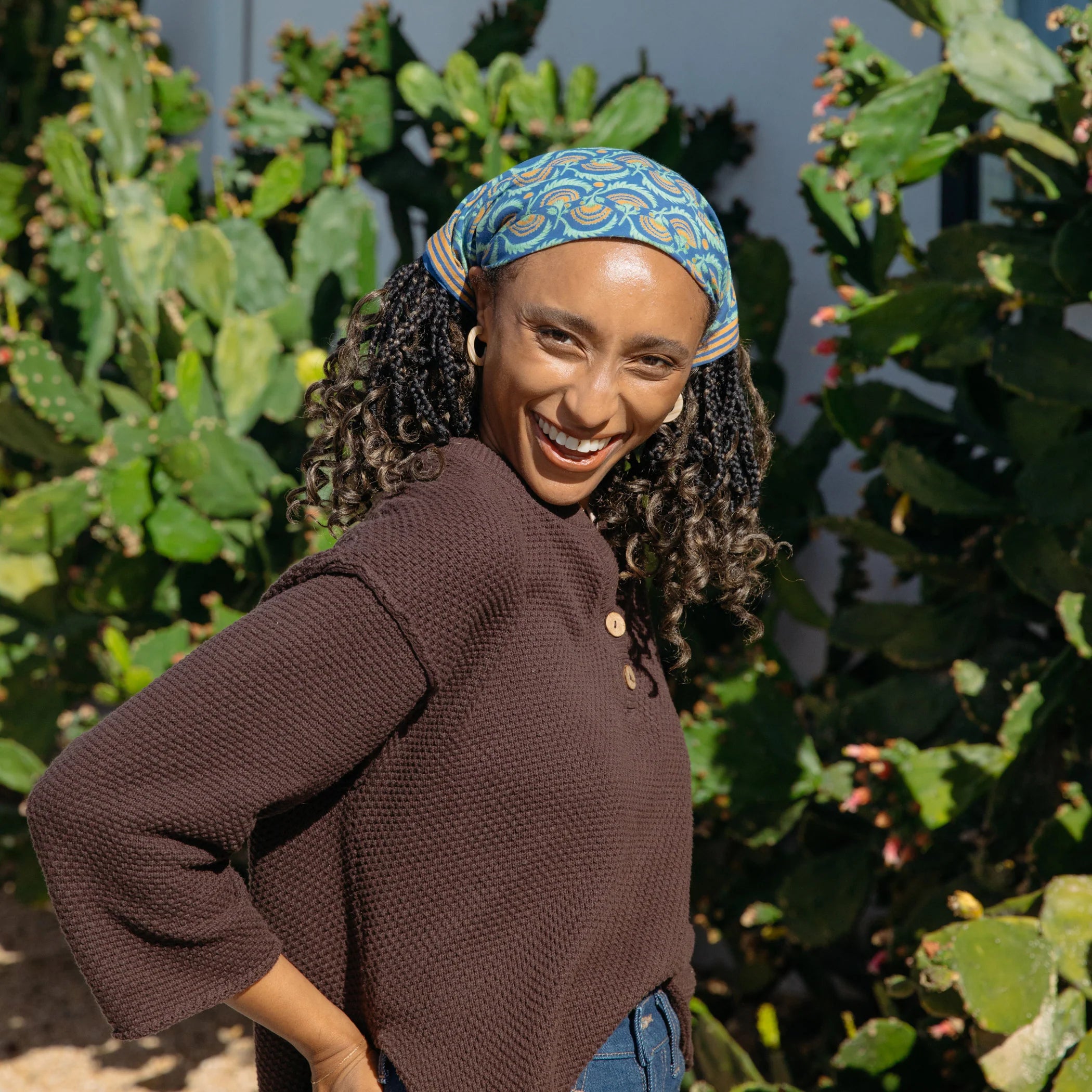 Marigold Bandana | Navy