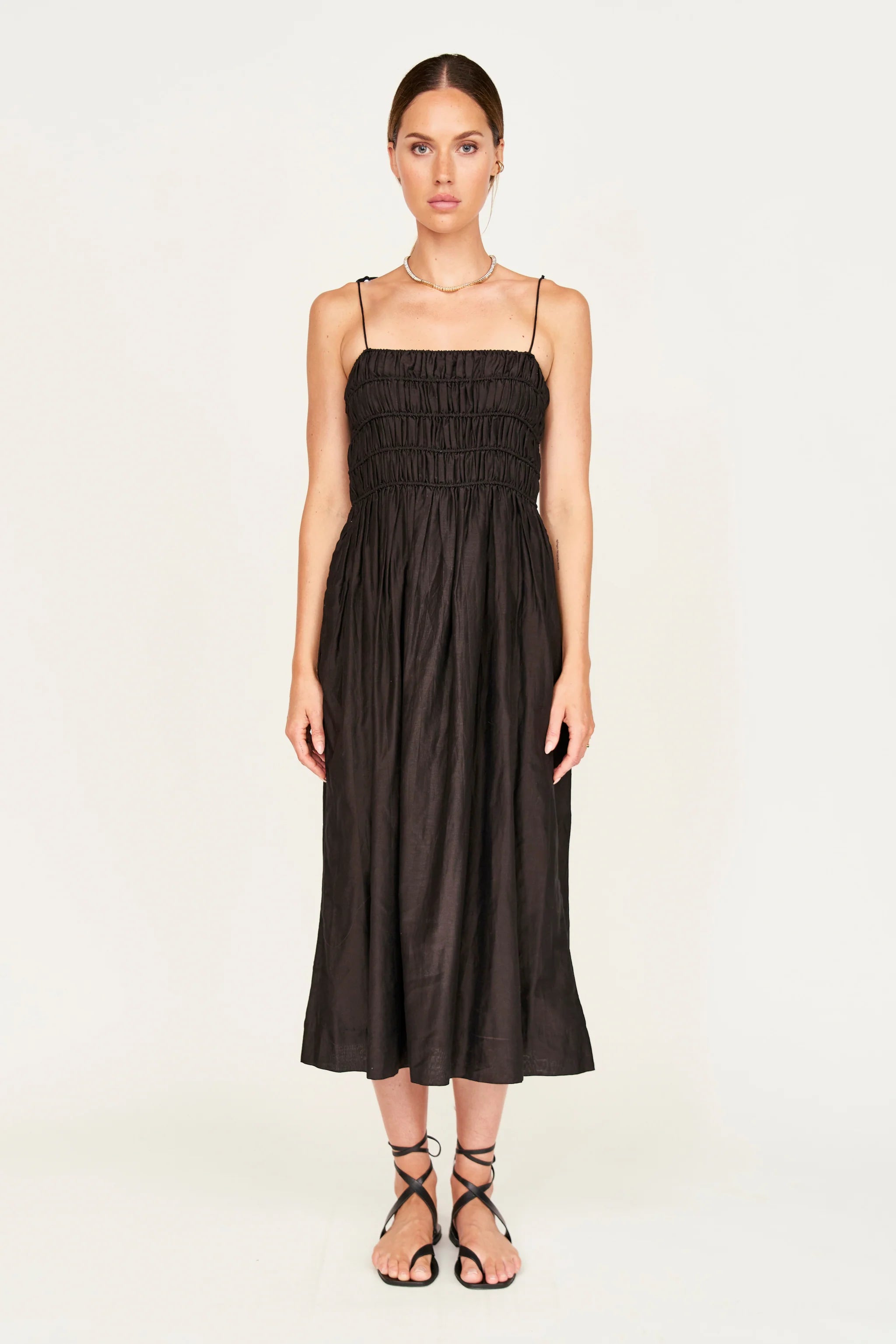 PUGLIA DRESS IN BLACK