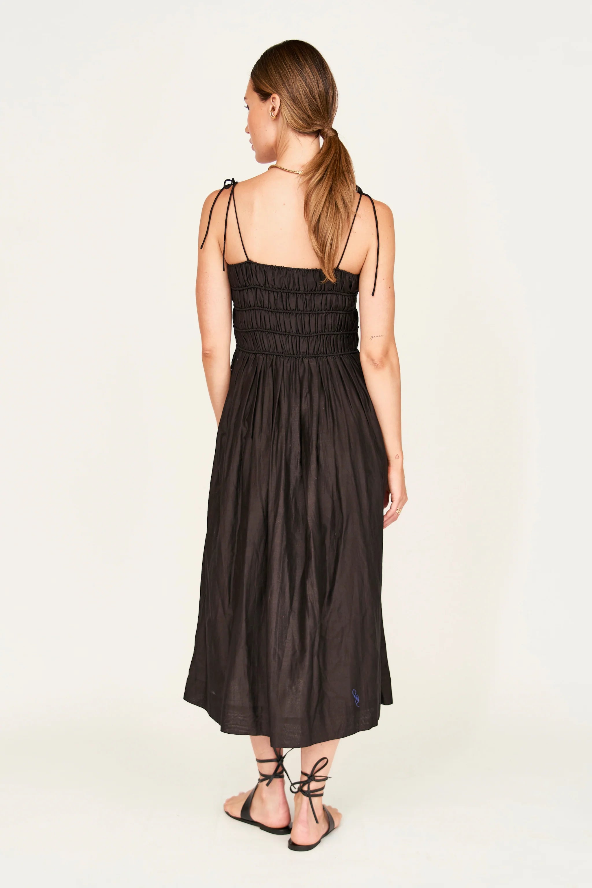 PUGLIA DRESS IN BLACK