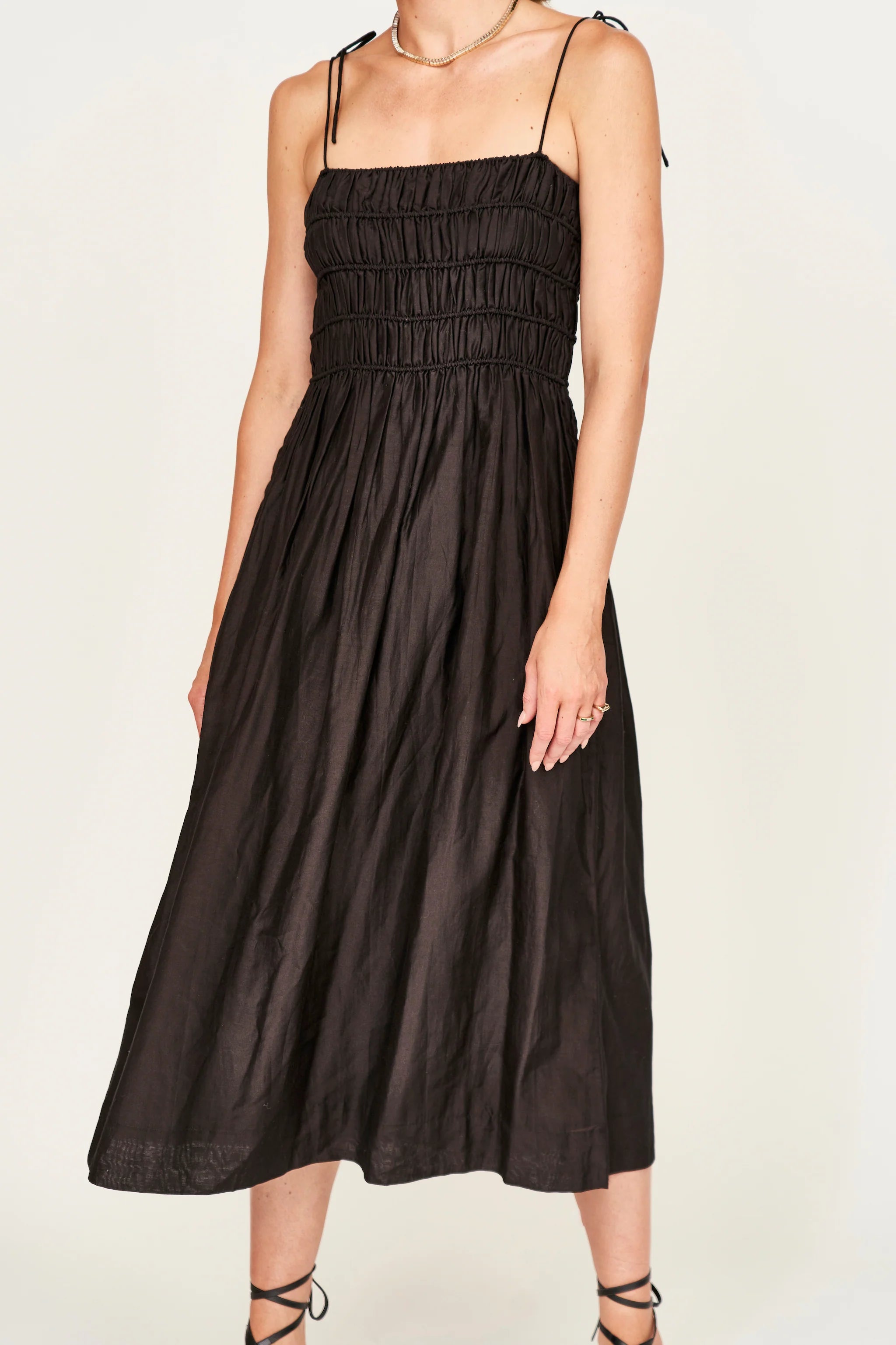 PUGLIA DRESS IN BLACK