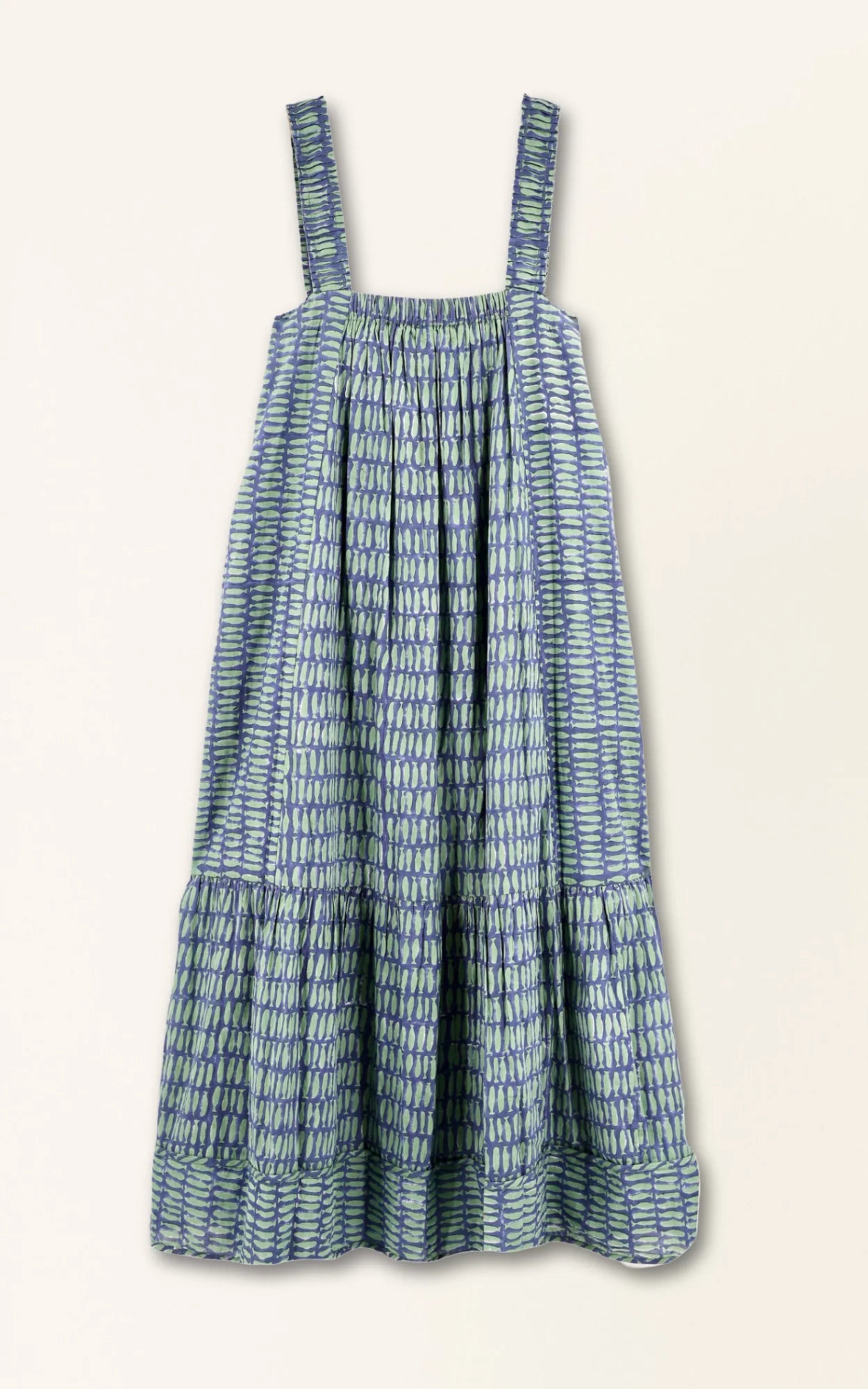 MONACO DRESS IN LAGOON MINNOW