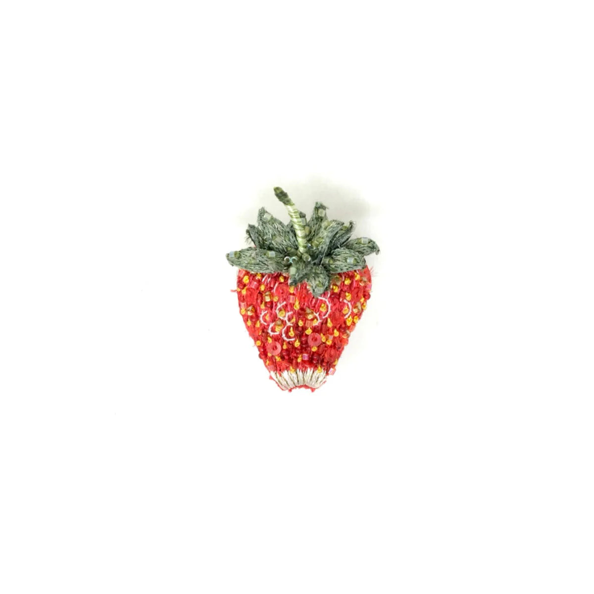 Sparkle Strawberry Brooch Pin