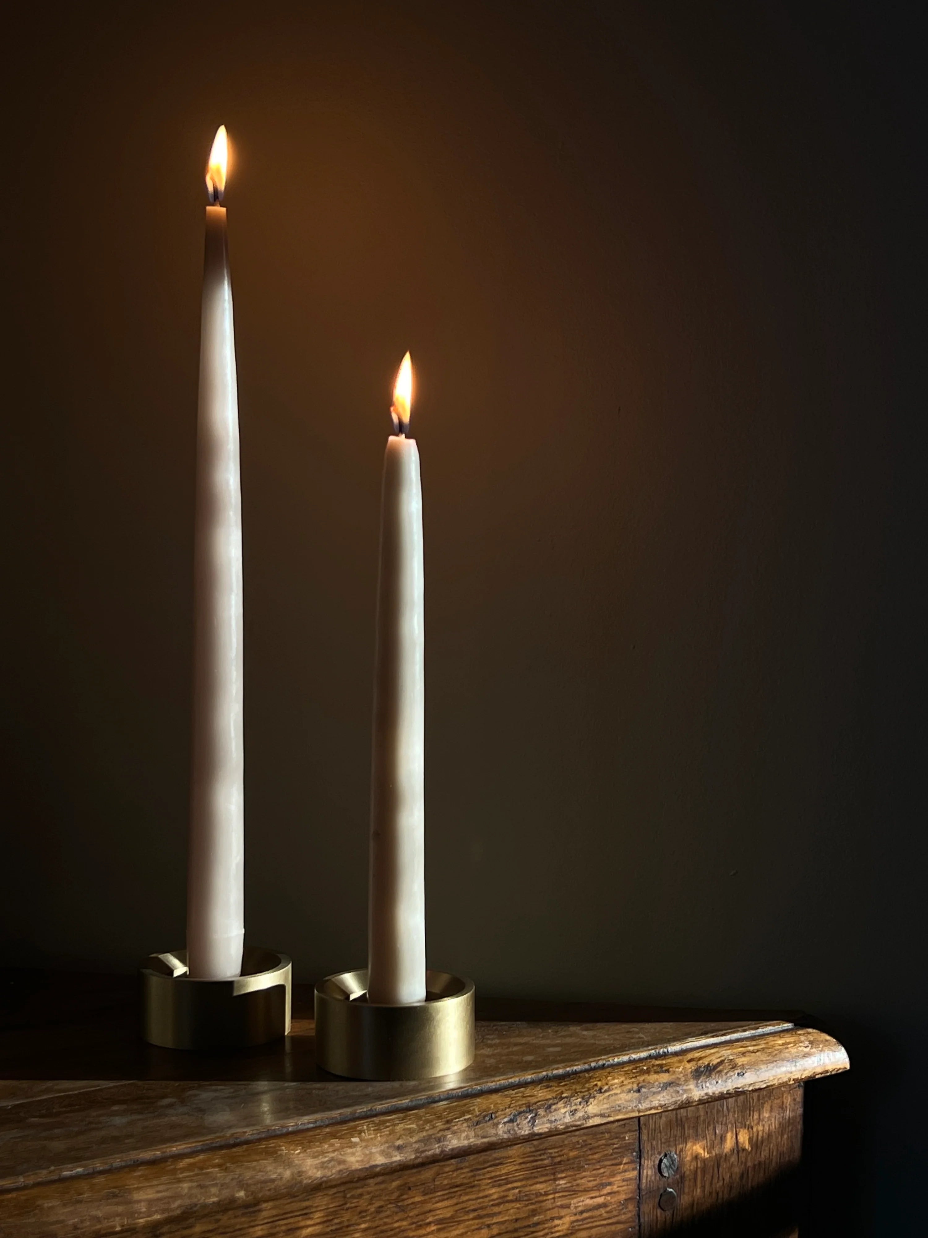 Brass Candle Holder with Spike