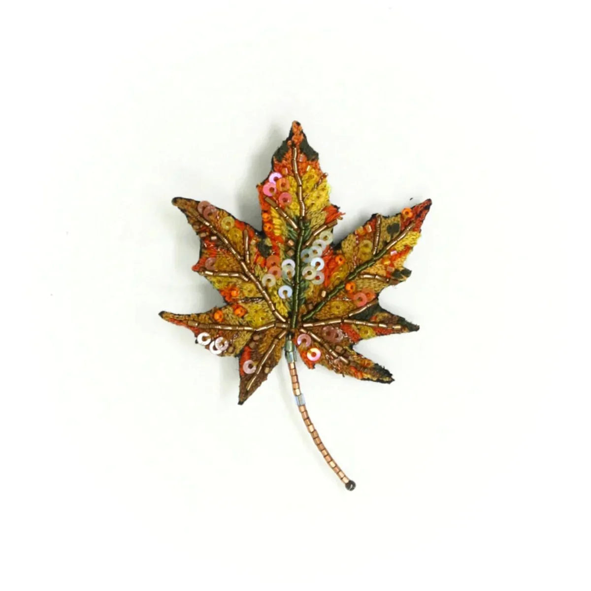 North Wind Maple Leaf Brooch Pin