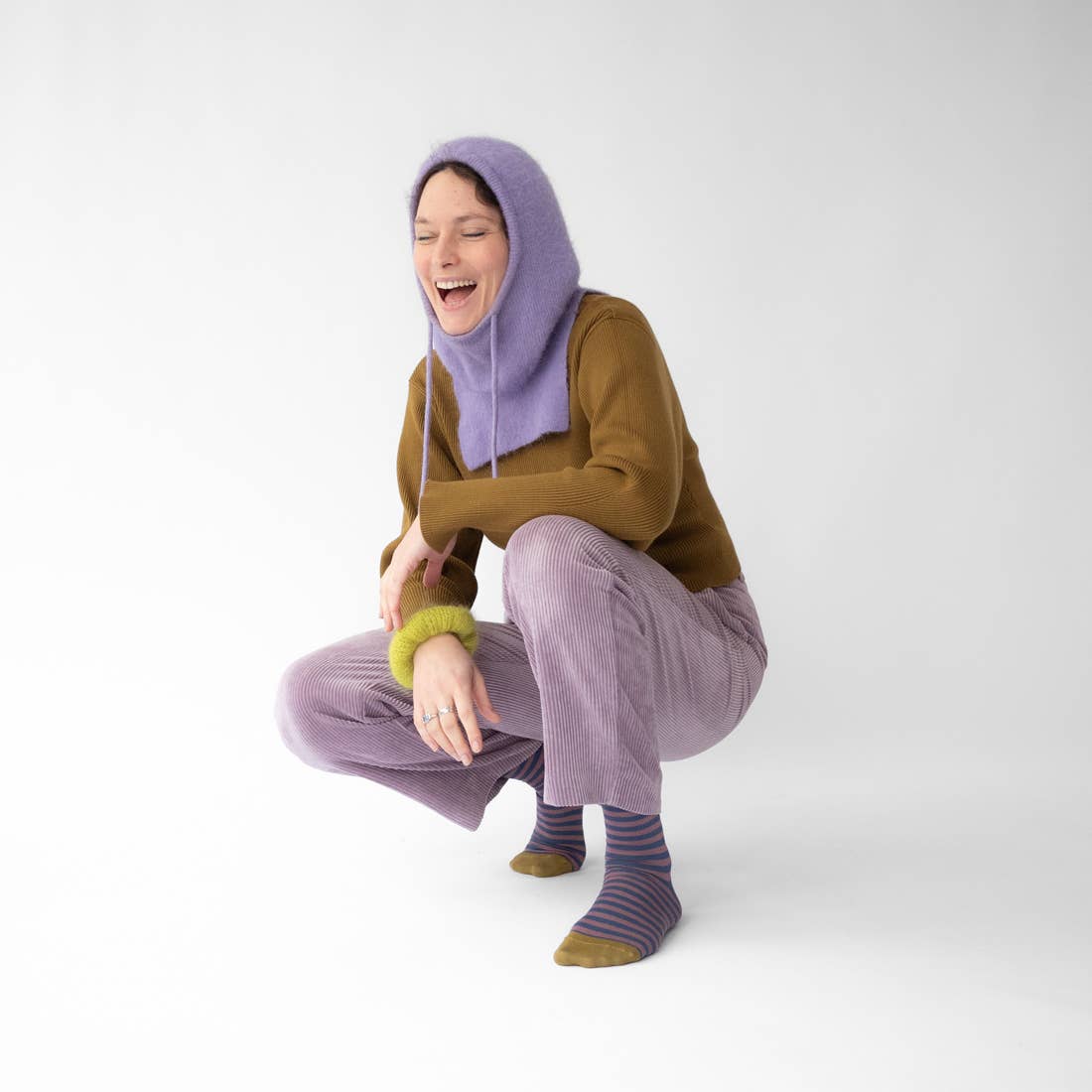 Grape Striped Sock