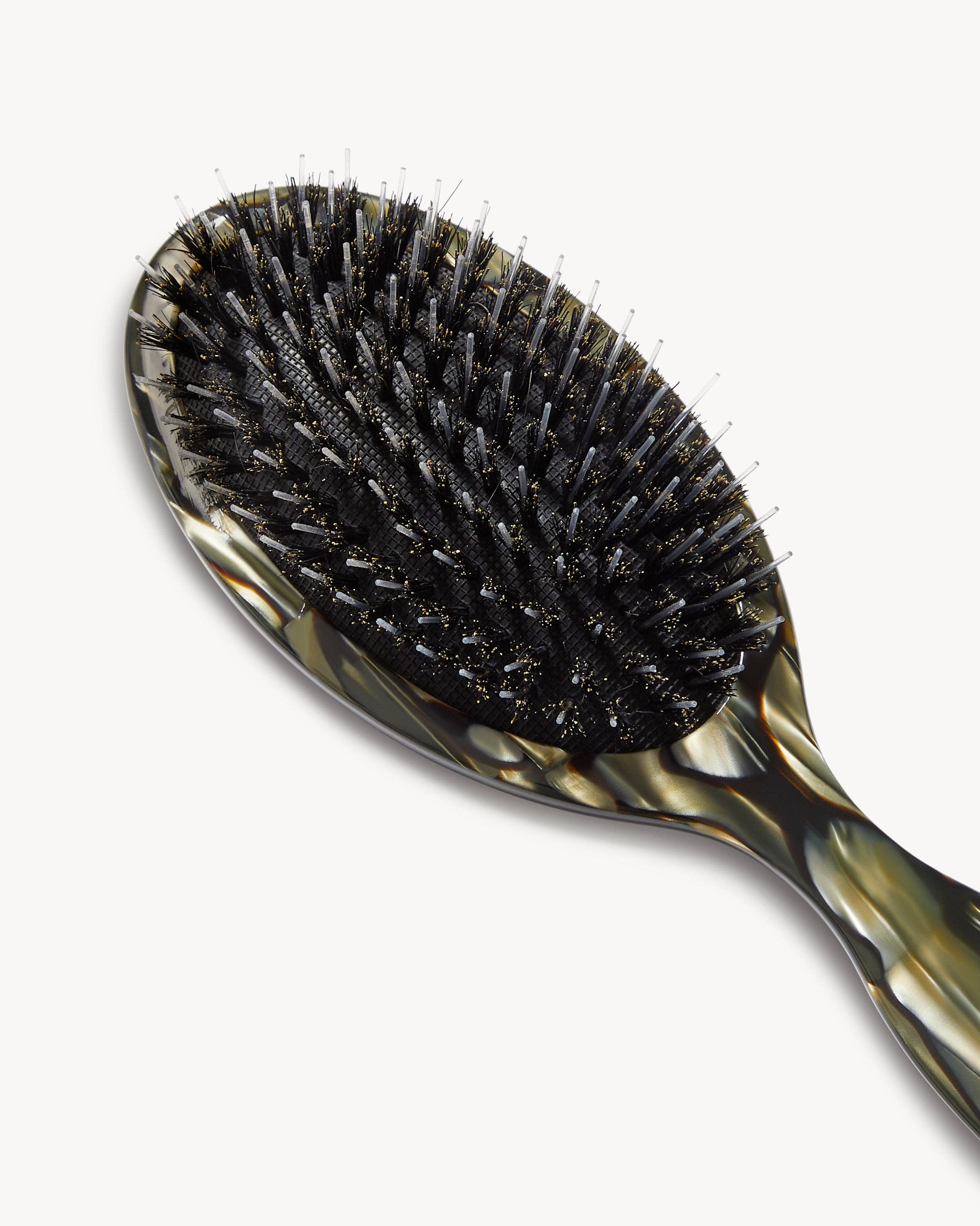 Ultralight Hair Brush in Midnight Horn