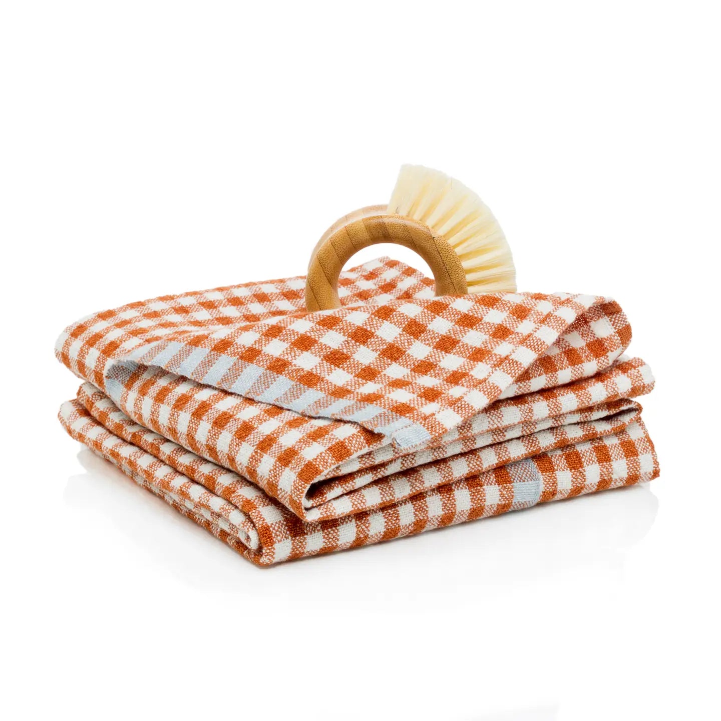 Two-Tone Gingham Towel, 20x30