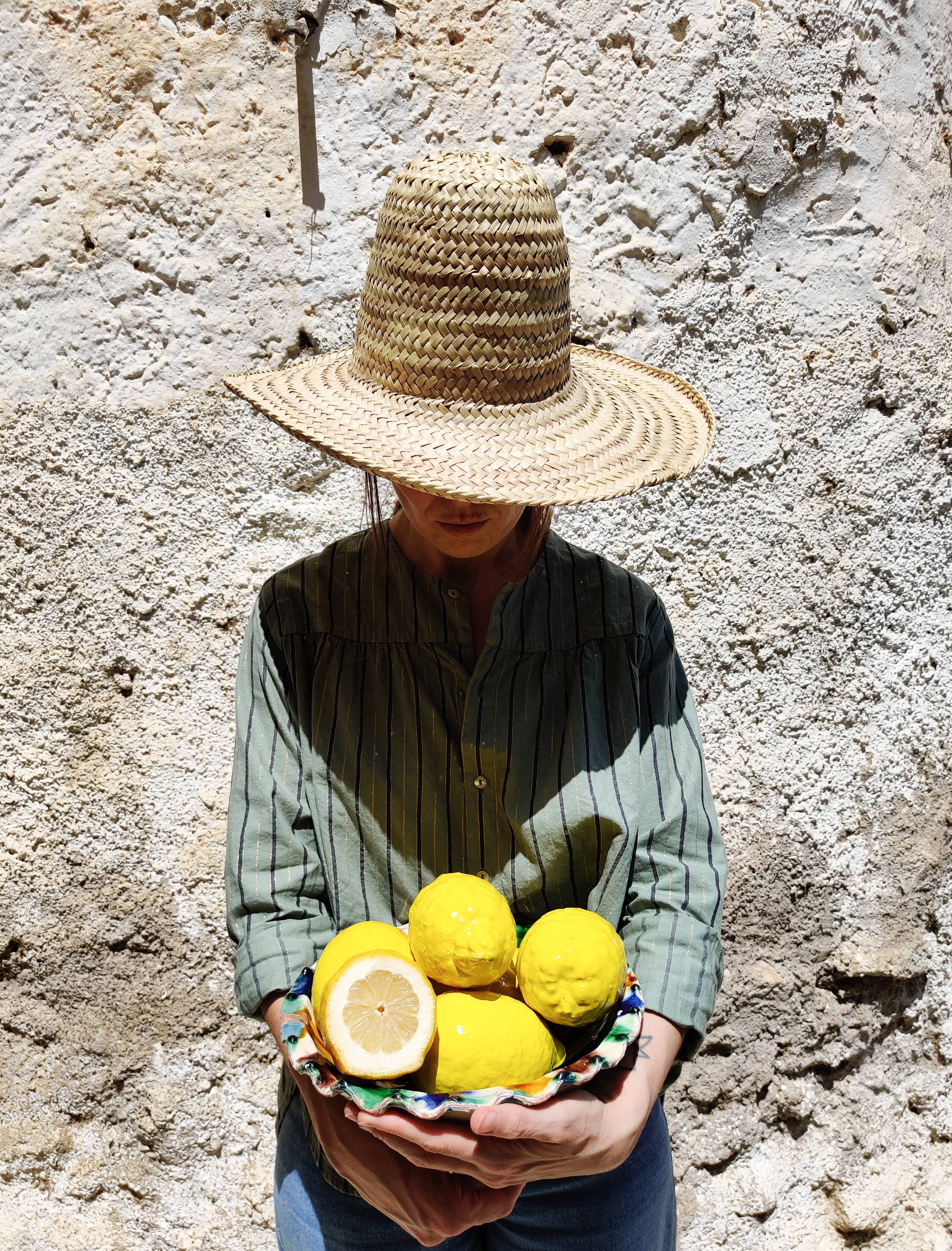 Ceramic lemon fruit