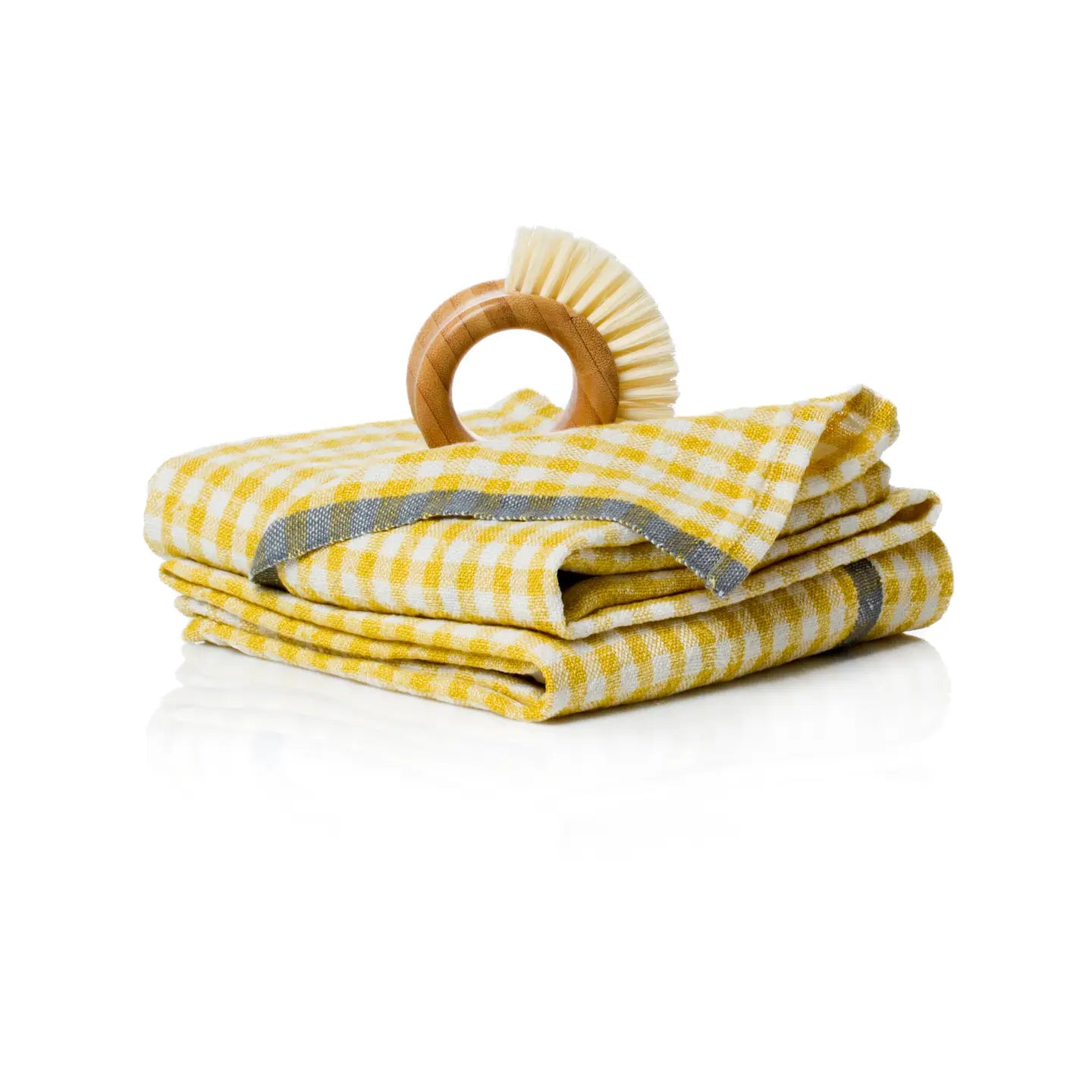 Two-Tone Gingham Towel, 20x30