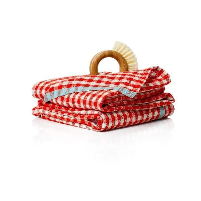 Two-Tone Gingham Towel, 20x30