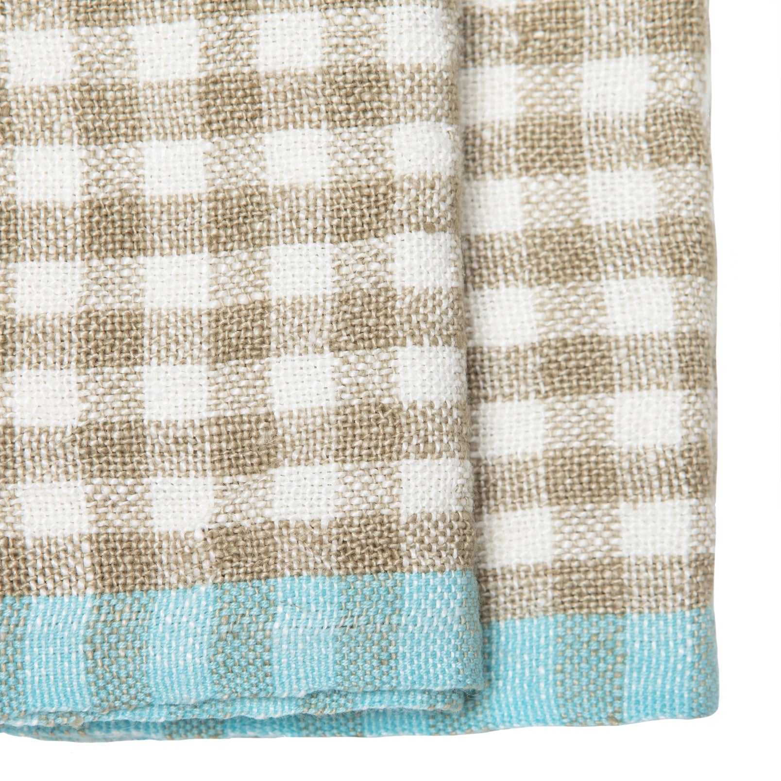 Two-Tone Gingham Towel, 20x30