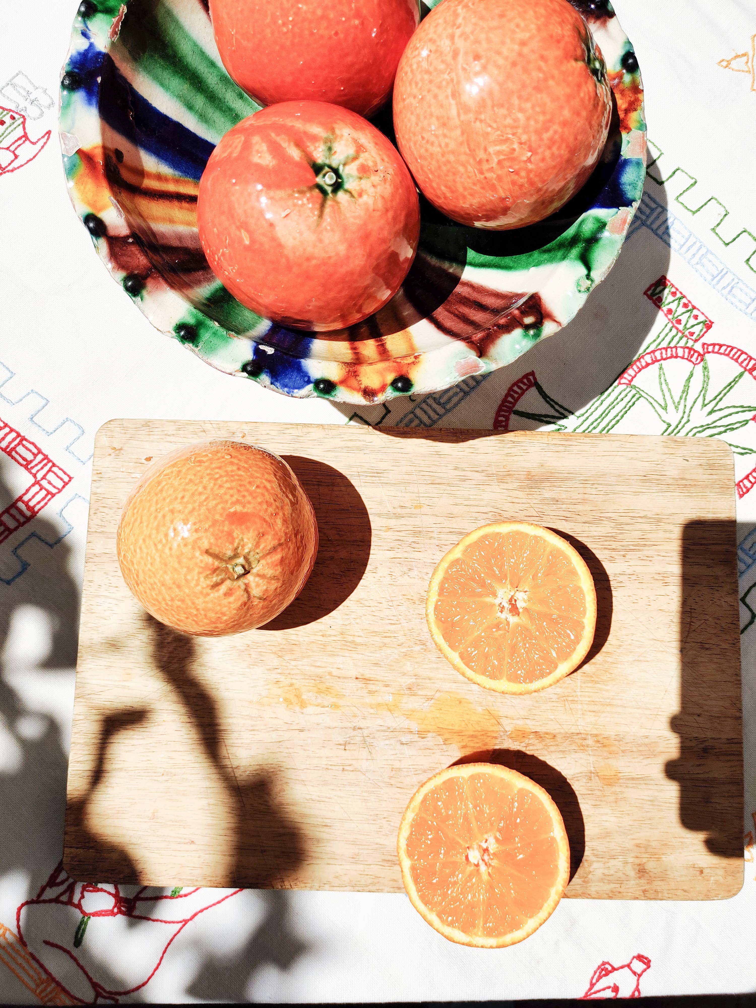 Ceramic orange fruit