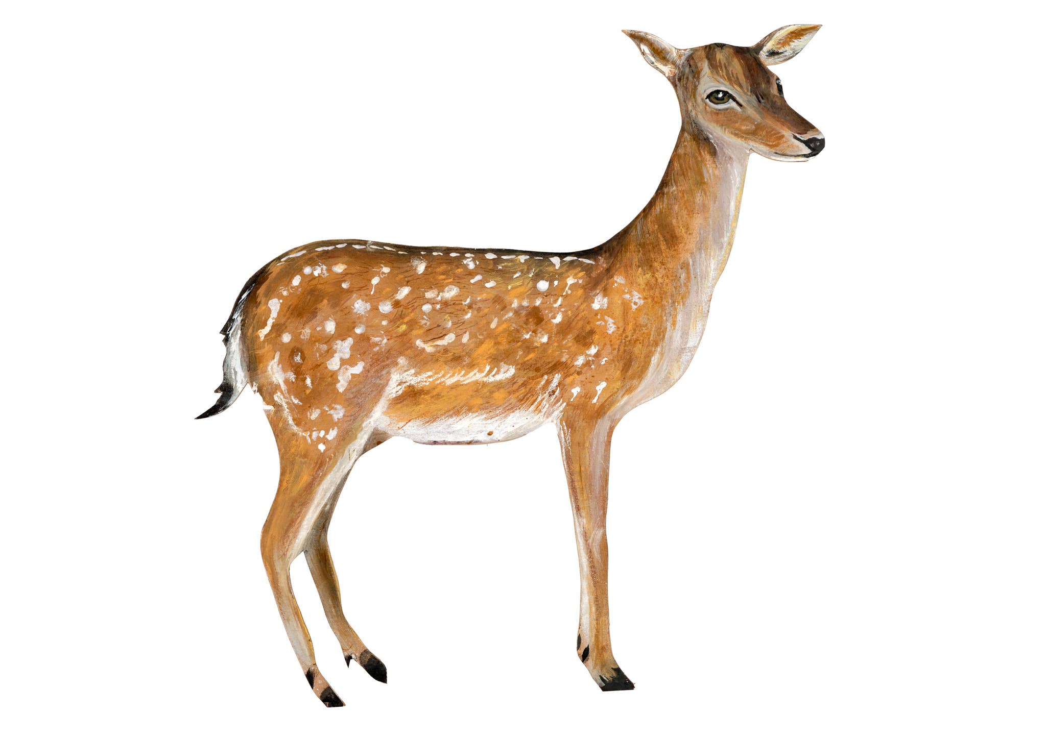 FSC approved birch plywood Fawn decoration 