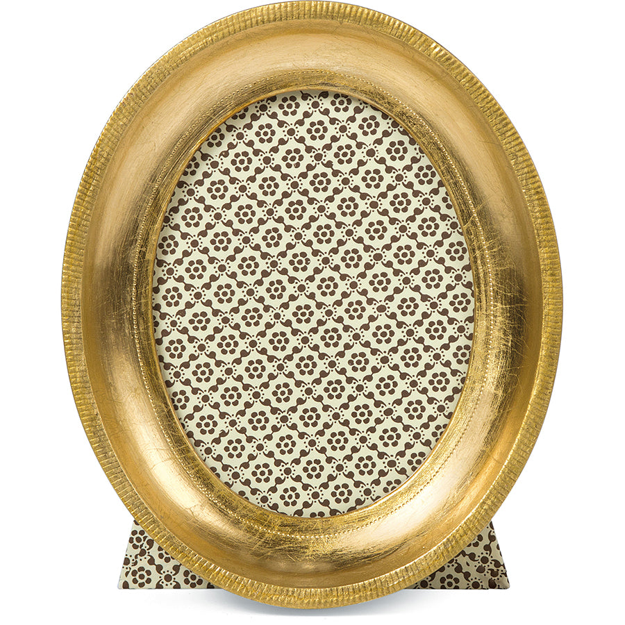 Oval Gold Leaf Frame