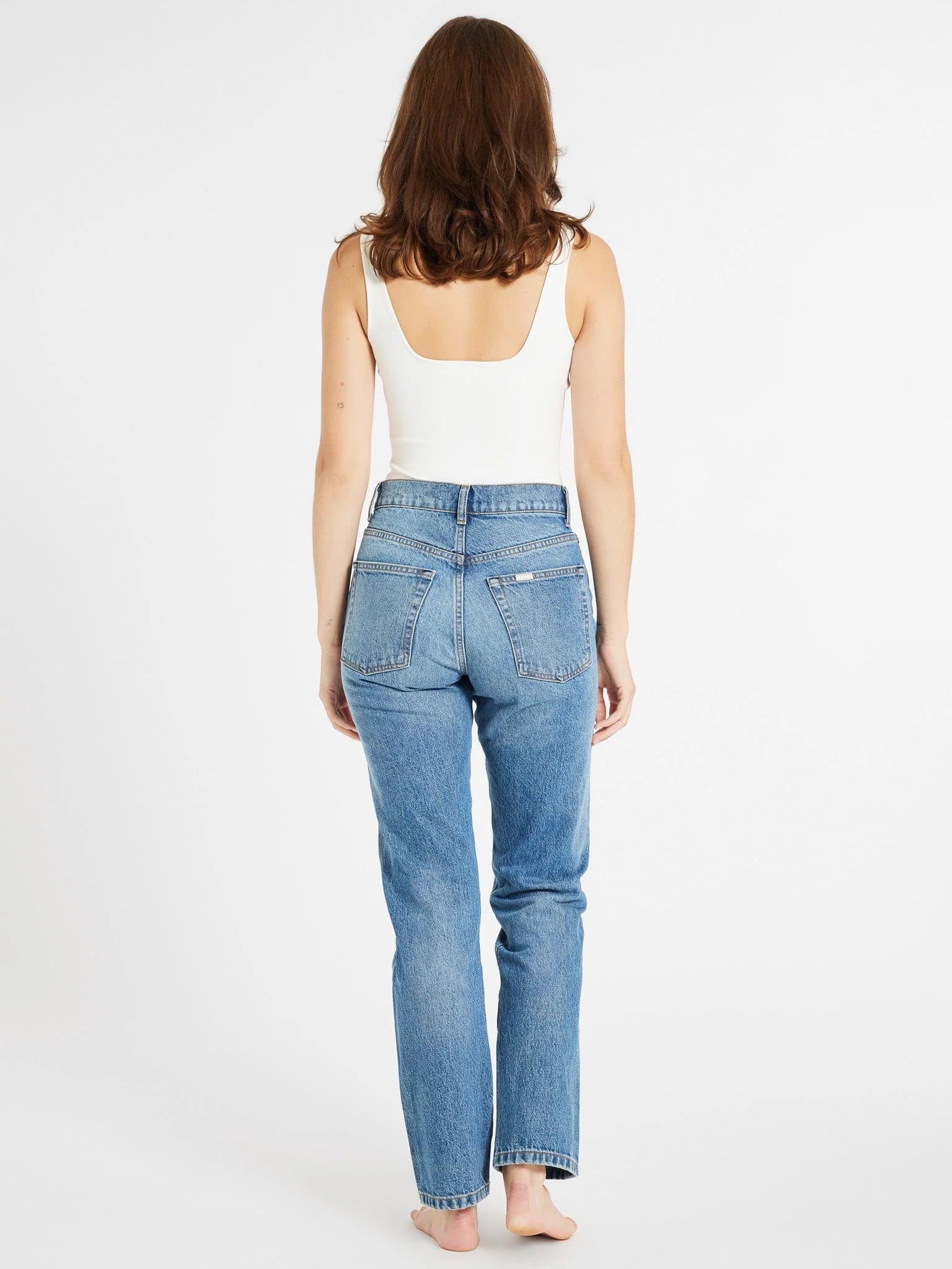 Brooke High Rise Slim Fit Jean, Montecito